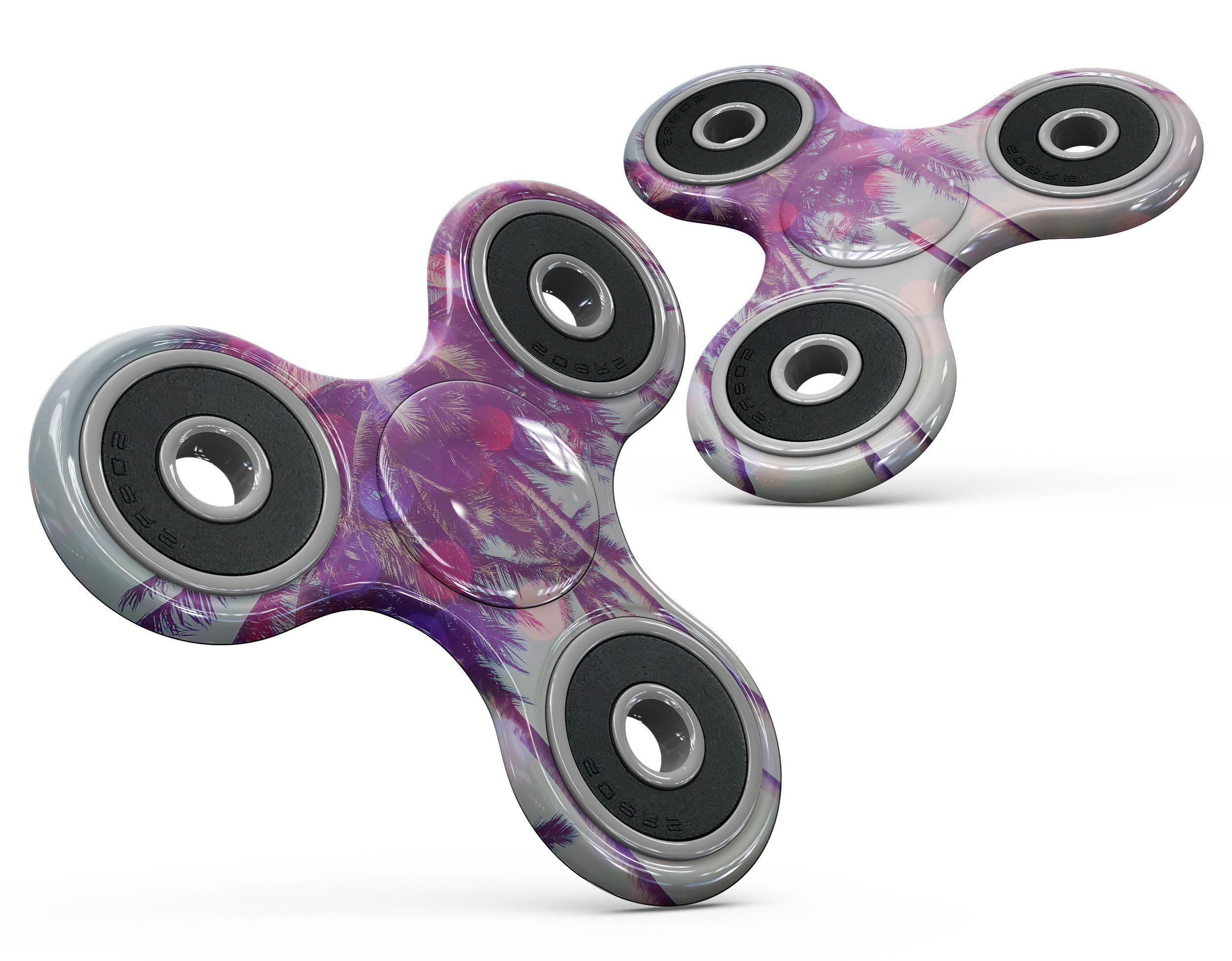 Hollywood Glamour Full-Body Fidget Spinner Skin-Kit showcasing vibrant design and premium vinyl material.