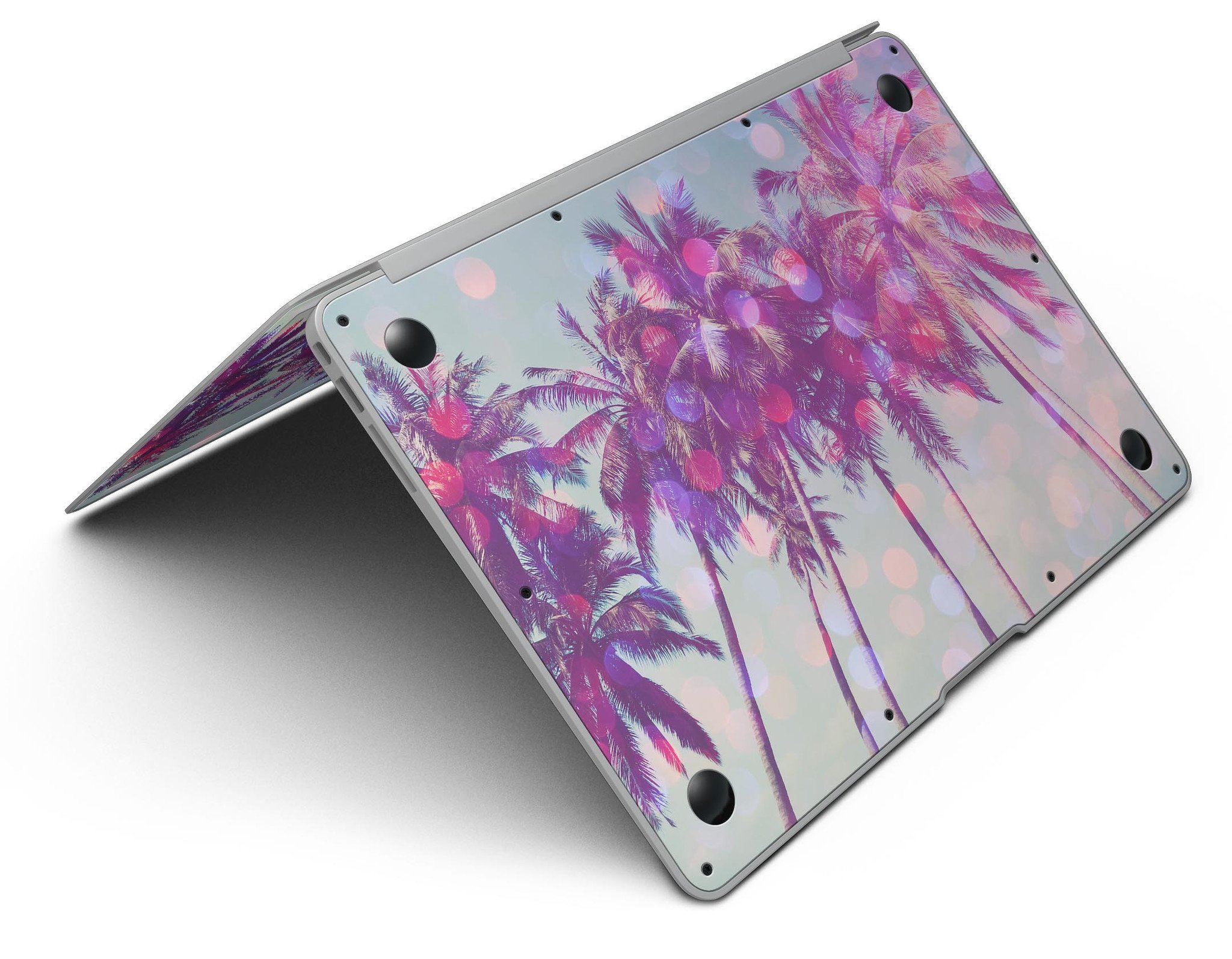 Hollywood Glamour MacBook Air Skin Kit showcasing stylish vinyl design with gloss and matte options.