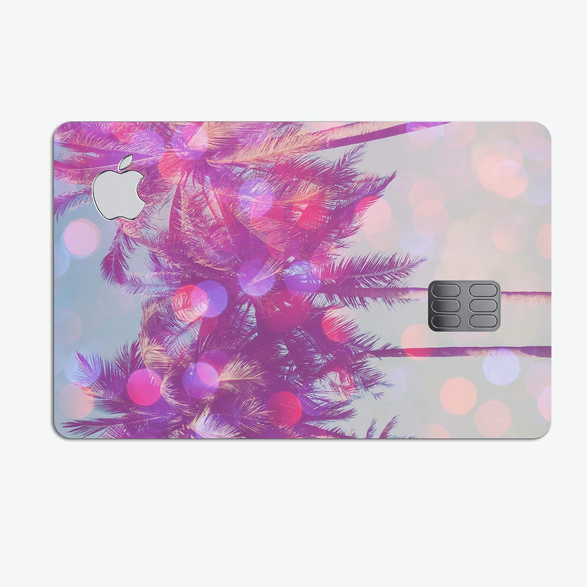 Hollywood Glamour Premium Protective Decal Skin-Kit for Apple Card, showcasing its stylish design and protective features.