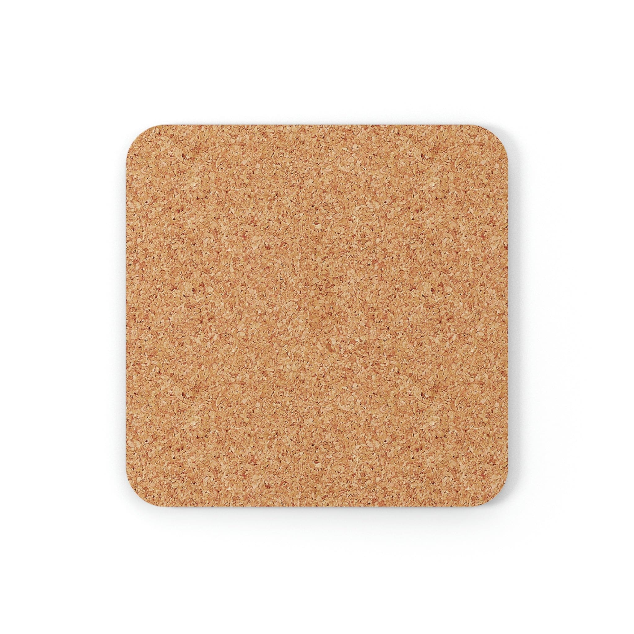 A stylish 4-piece coaster set featuring a high-gloss top and cork back, perfect for home and office use.