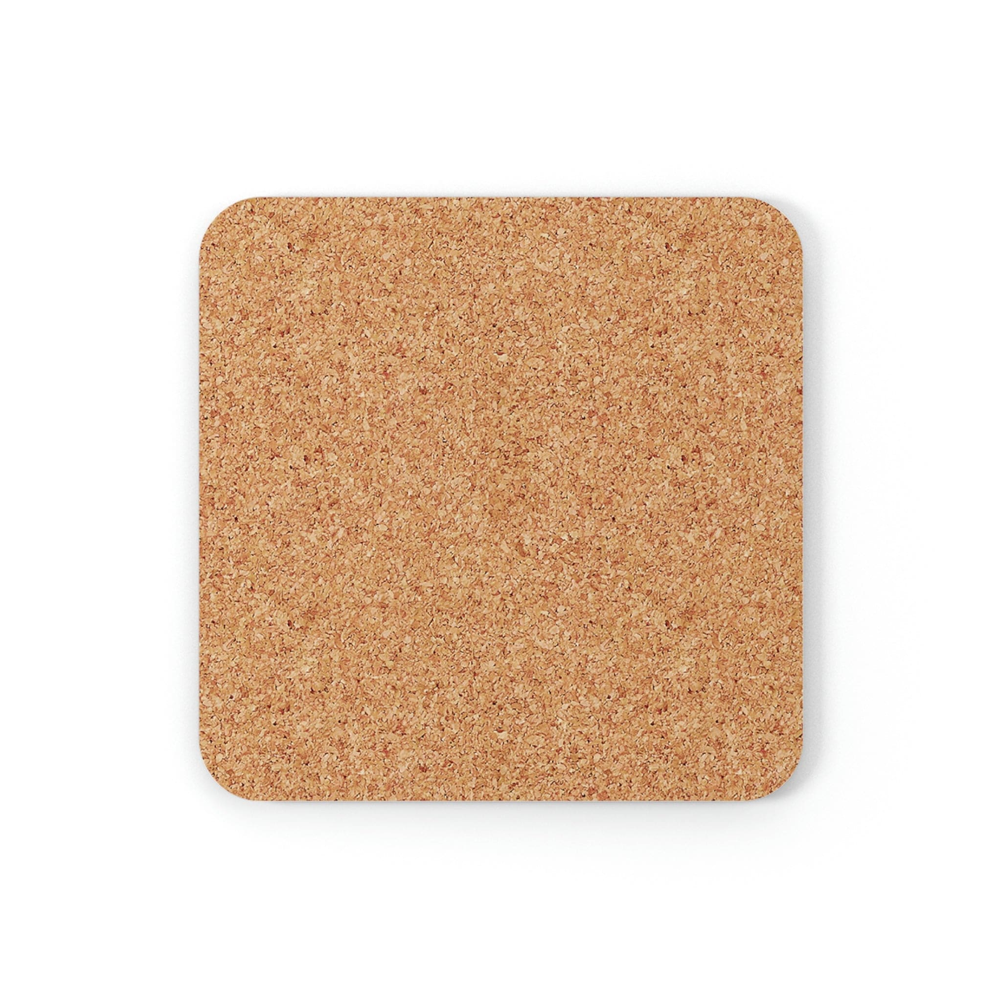 A stylish 4-piece coaster set with cork backing, perfect for home or office use, featuring elegant designs.