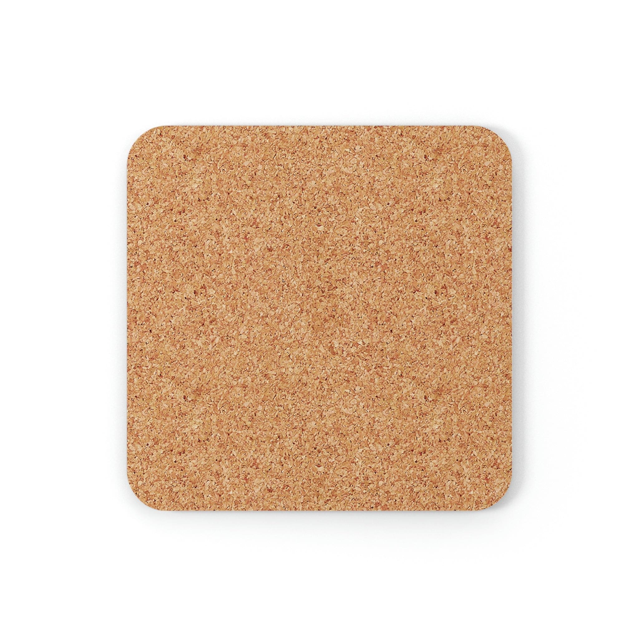 A stylish 4-piece coaster set featuring a high-gloss top and cork backing, perfect for home or office decor.