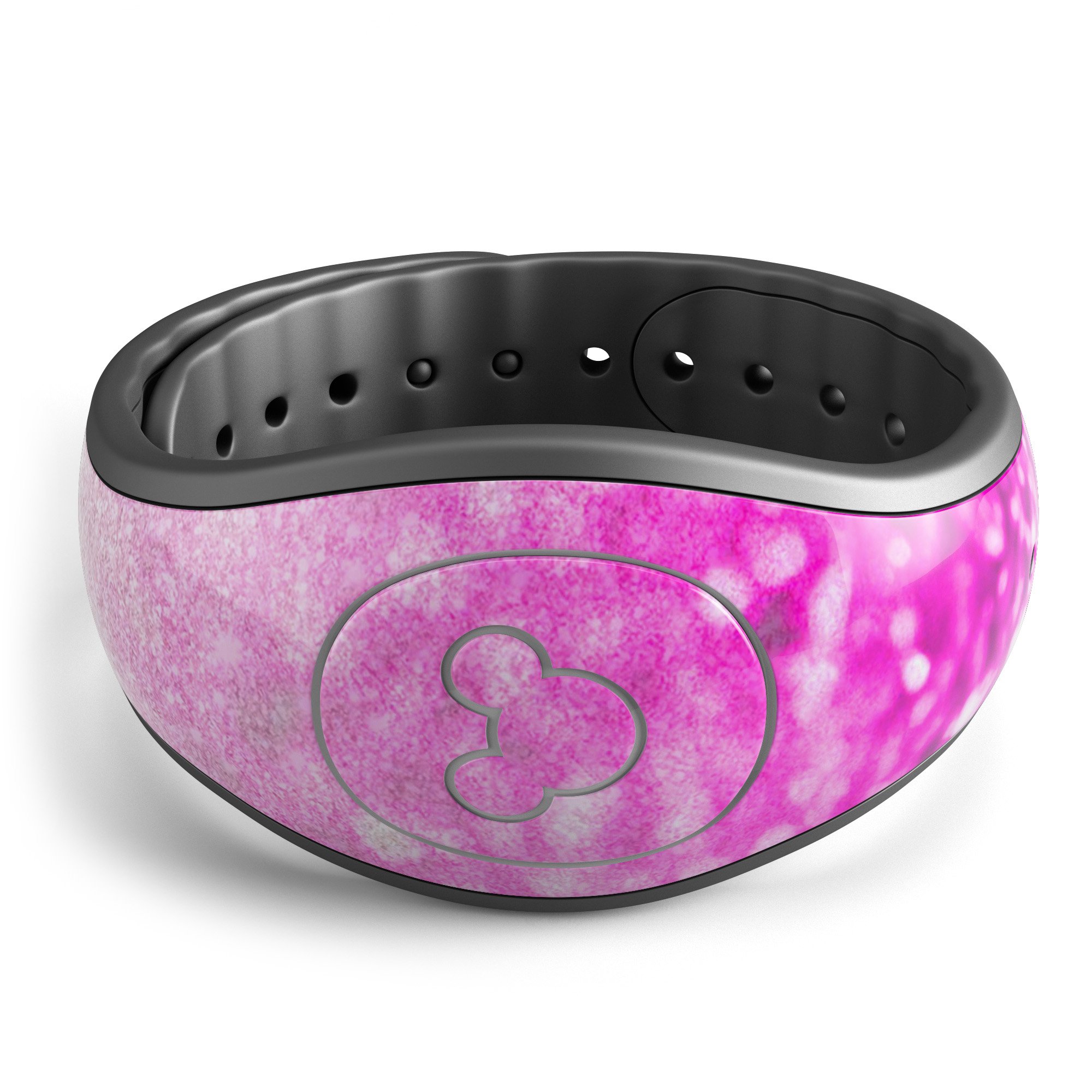 Pink Disney-themed wearable wristband