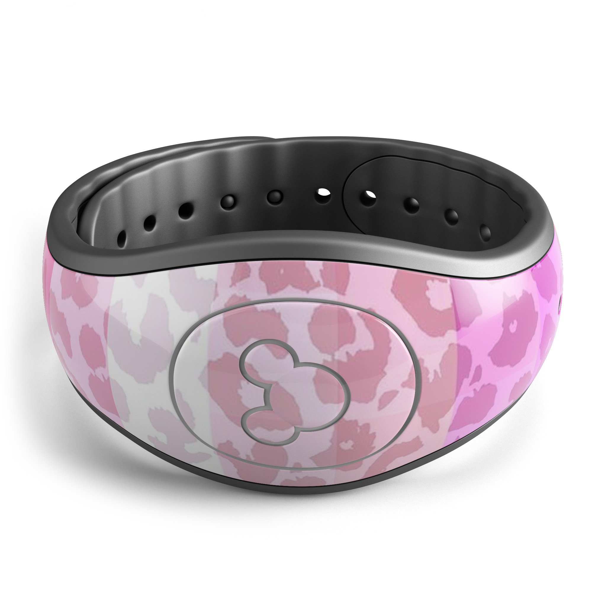 Pink patterned Disney wearable band.