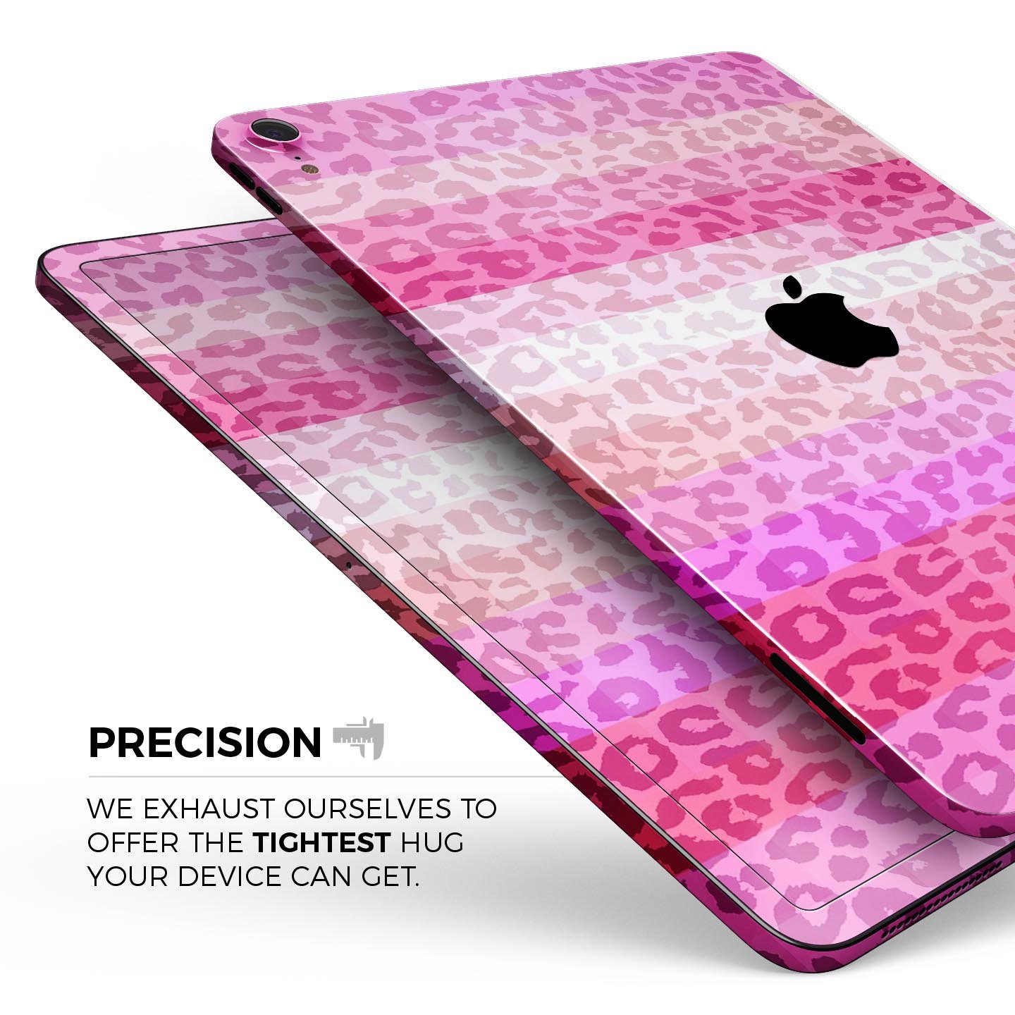 Pink leopard print tablet cover.