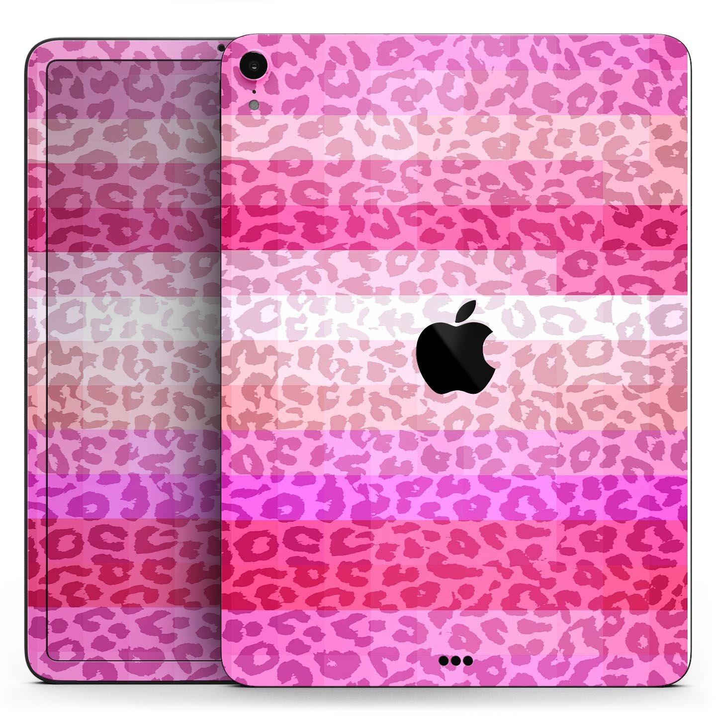 Colorful leopard print tablet case