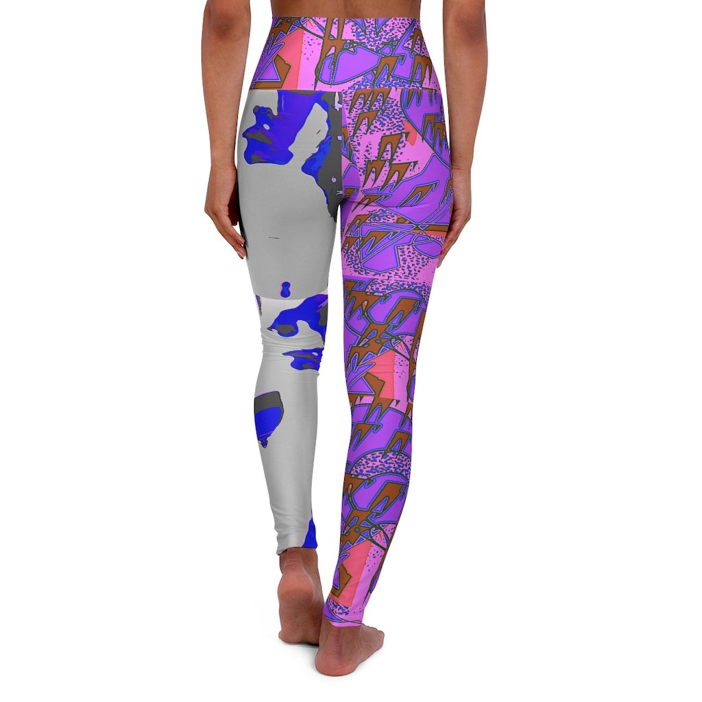 II High Waisted Yoga Leggings featuring original artwork in a stylish design, perfect for workouts and casual wear.