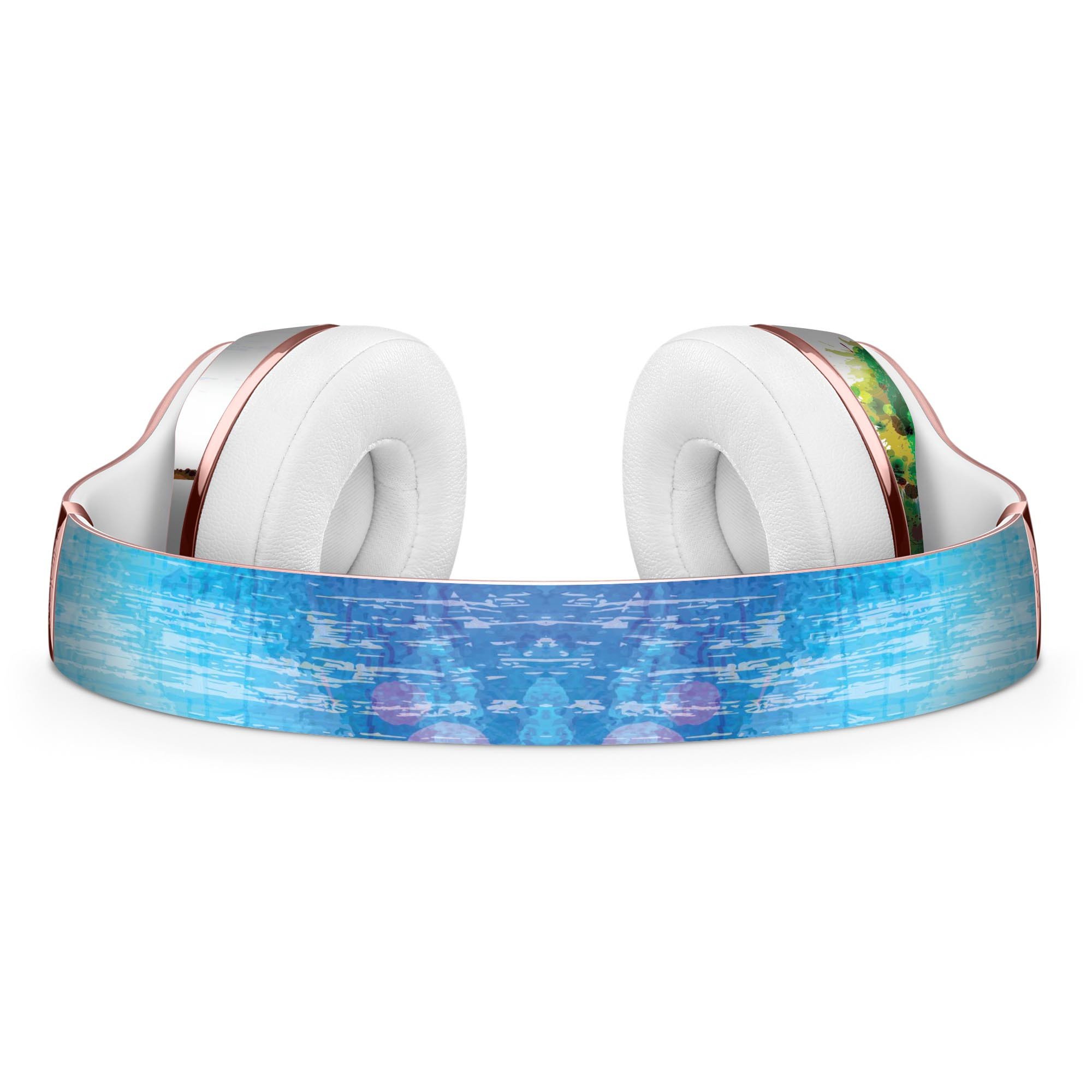 Individual Tree Splatter Full-Body Skin Kit for Beats by Dre Solo 3 Wireless Headphones, showcasing vibrant colors and unique design.