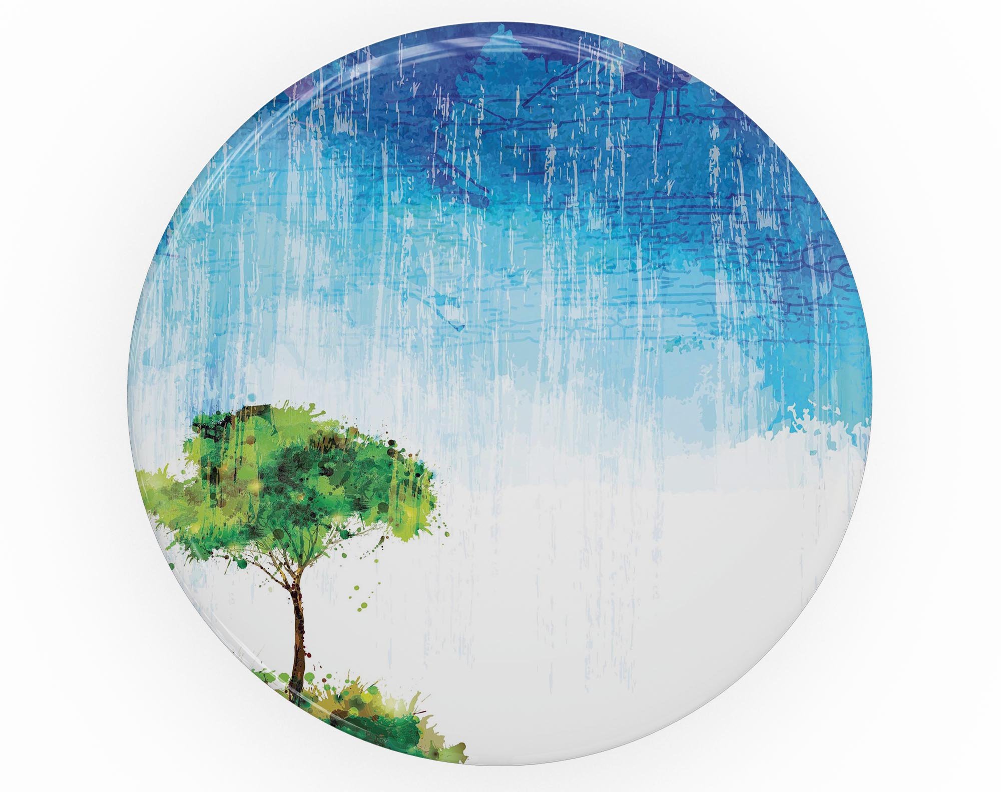 Individual Tree Splatter Skin Kit for PopSockets, showcasing vibrant colors and unique design on a smartphone grip.