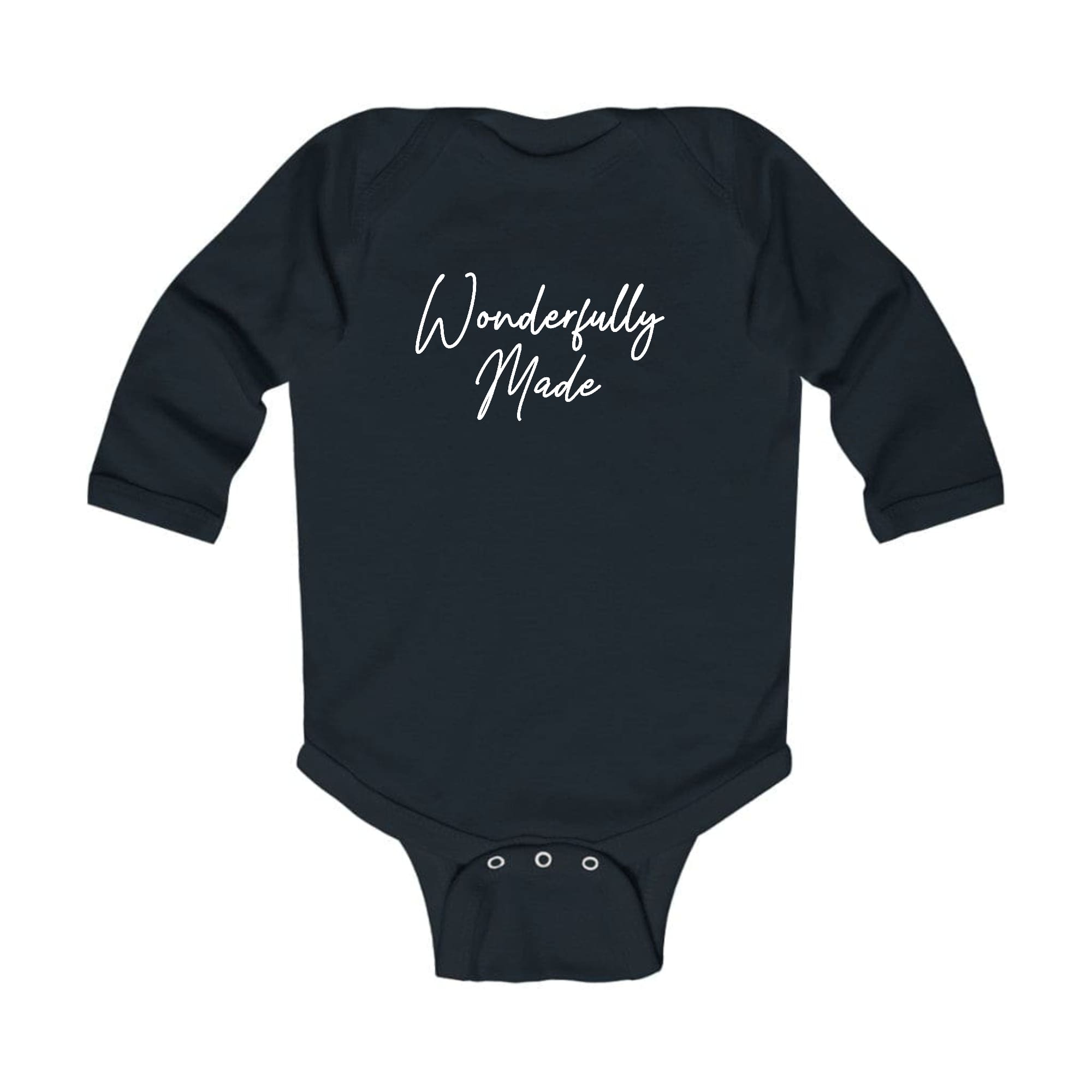 Infant Long Sleeve Graphic T-shirt in vibrant colors with lap shoulder design, perfect for comfort and easy dressing.