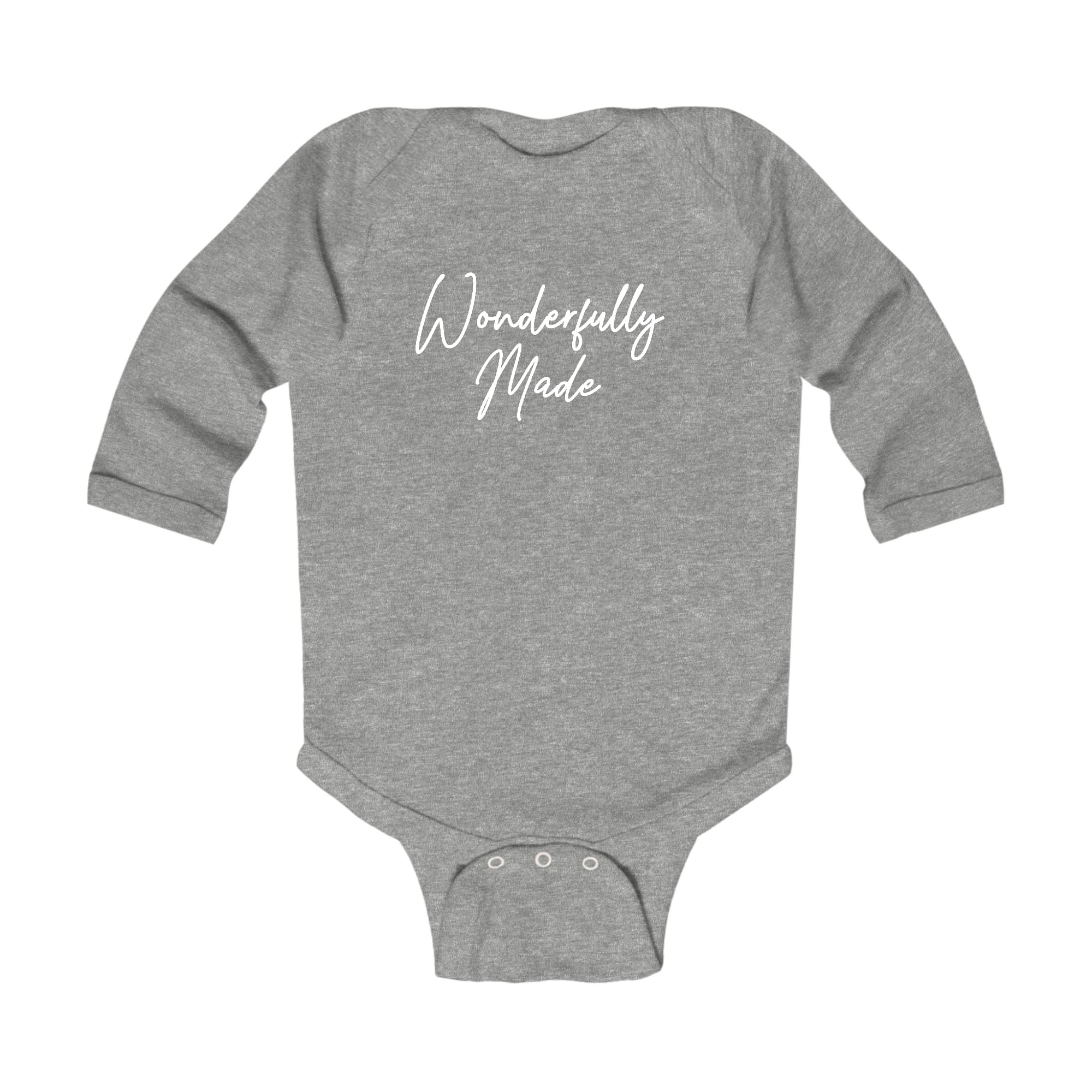 Infant Long Sleeve Graphic T-shirt in vibrant colors with lap shoulder design, perfect for comfort and easy dressing.