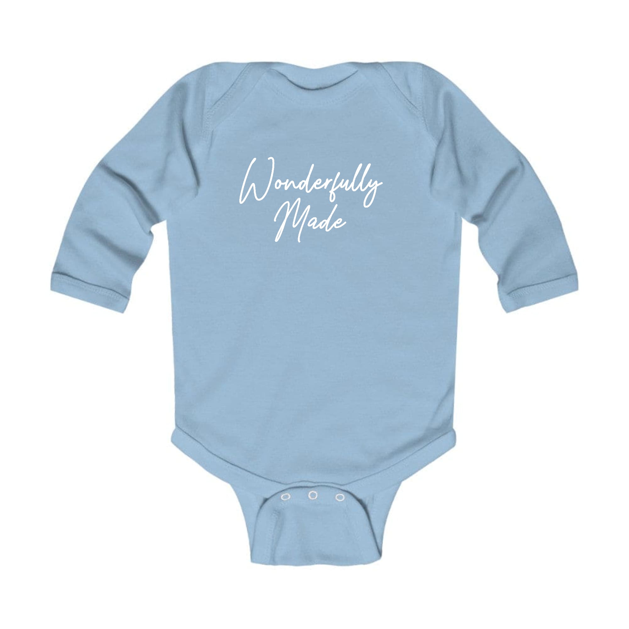 Infant Long Sleeve Graphic T-shirt in vibrant colors with lap shoulder design, perfect for comfort and easy dressing.