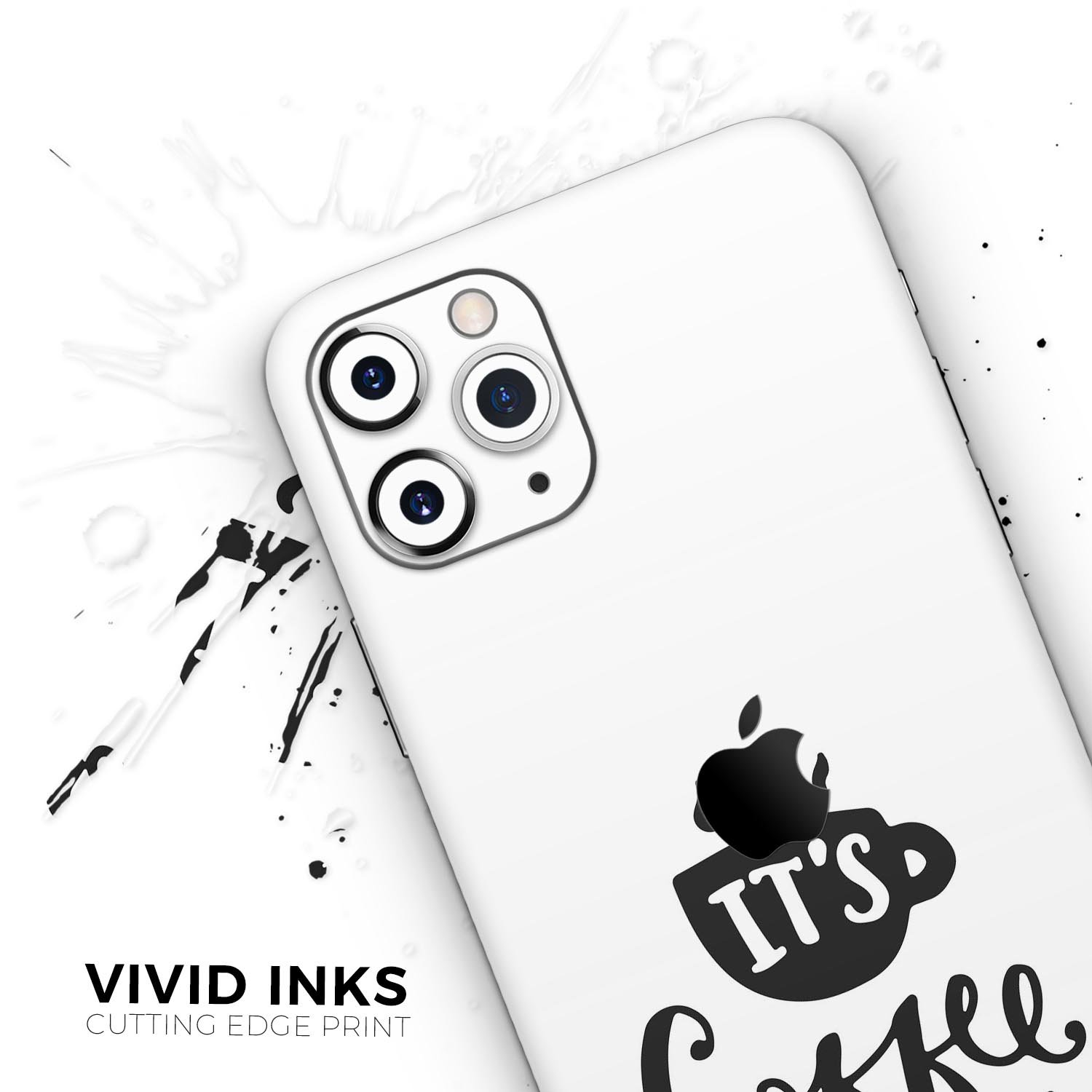 Its Coffee Time Skin-Kit for Apple iPhone 13 and 13 Pro, showcasing a stylish design with a premium vinyl finish.