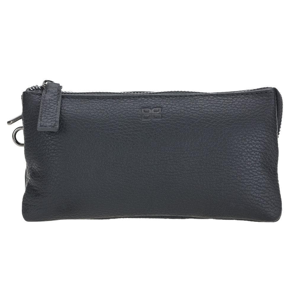 Jaya Leather Women Hand Bag in elegant design, crafted from genuine leather with adjustable straps and sparkly surface.