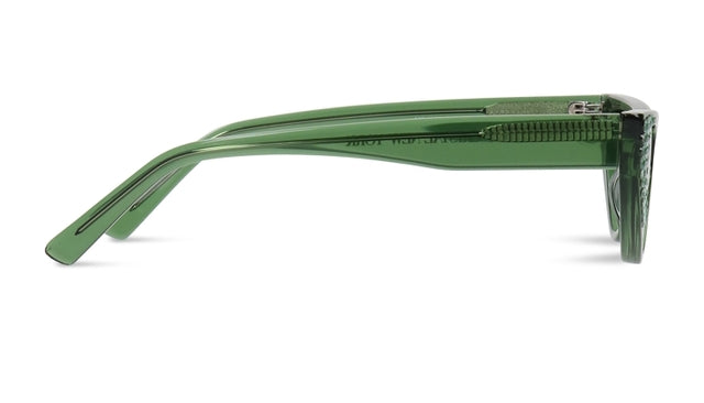 JIMMY CRYSTAL GLT1036-C3-GREEN cat eye glasses in green acetate, featuring a full-rimmed design, perfect for women's fashion.