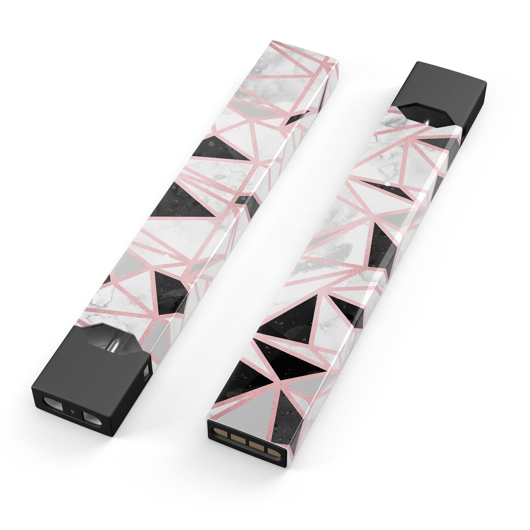 Karamfila Marble & Rose Gold skin-wrap for JUUL device, showcasing a stylish marble pattern with rose gold accents.