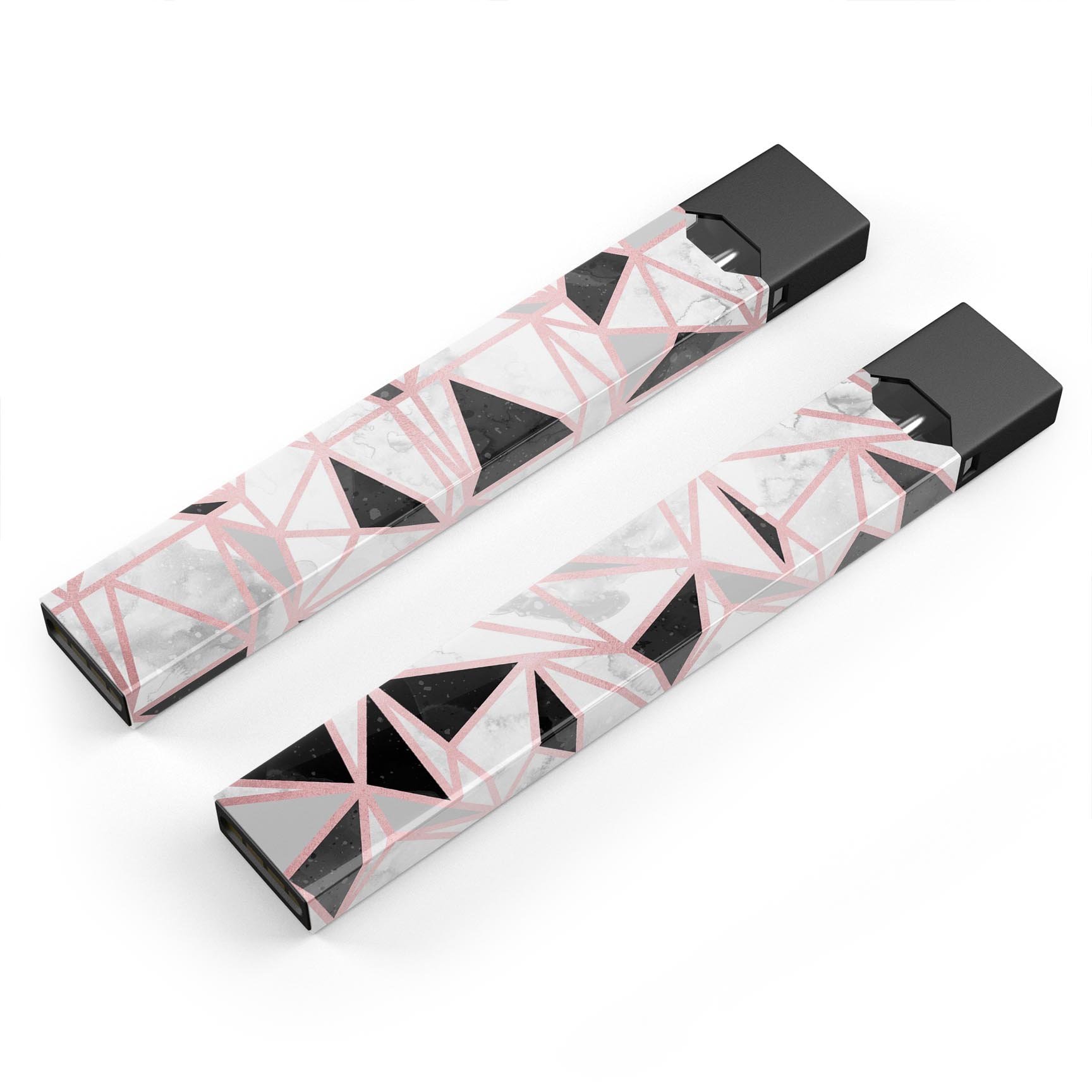 Karamfila Marble & Rose Gold skin-wrap for JUUL device, showcasing a stylish marble pattern with rose gold accents.