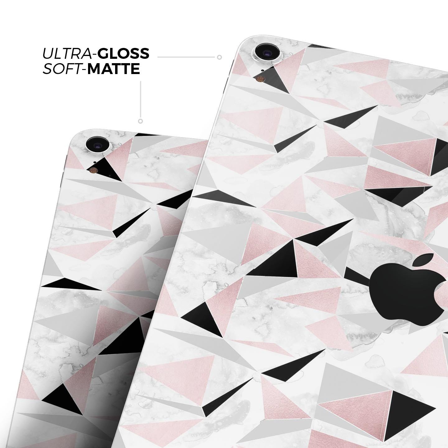 Karamfila Marble & Rose Gold skin decal for Apple devices, showcasing a stylish marble pattern with rose gold accents.