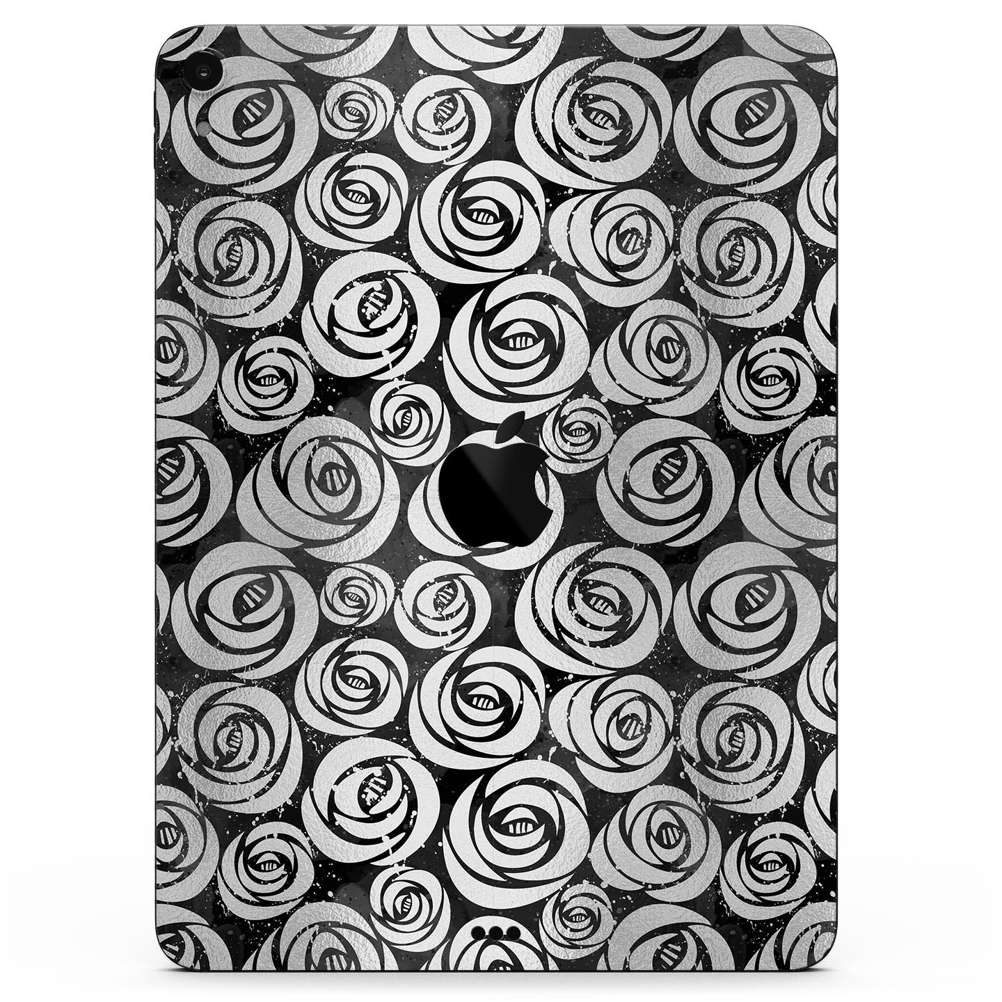 Karamfila Silver & Pink Marble V9 skin decal for Apple devices, showcasing a stylish marble design with a premium finish.