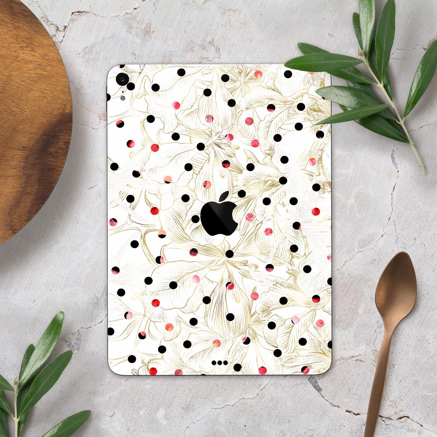 Karamfila Watercolo Poppies V17 full-body skin decal for Apple devices, featuring vibrant poppy design and premium 3M materials.