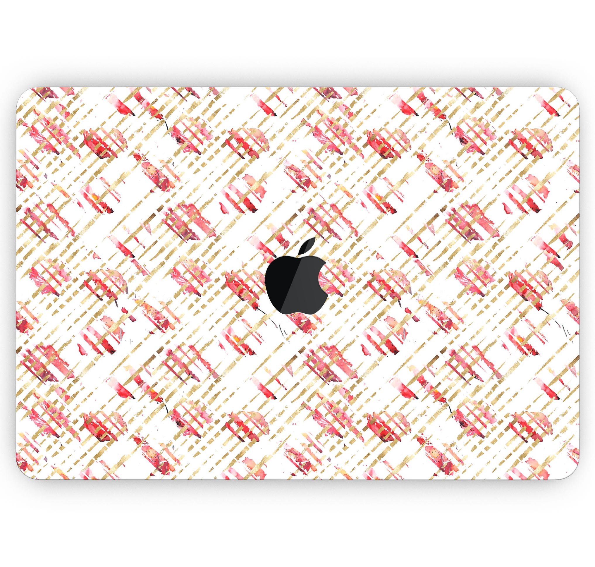 Karamfila Watercolo Poppies V18 skin decal wrap kit for MacBook, featuring vibrant poppy design on premium vinyl material.