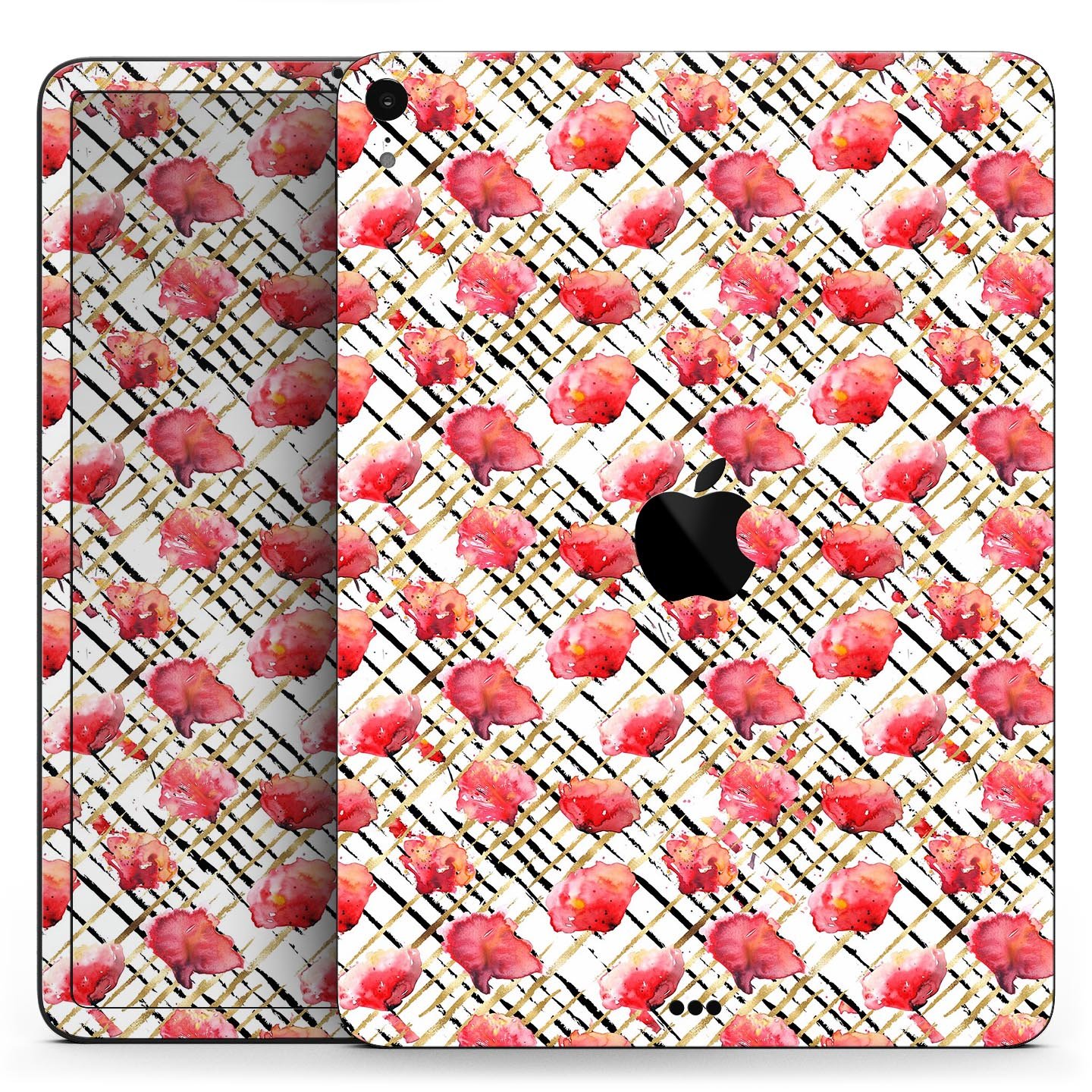 Karamfila Watercolo Poppies V24 full-body skin decal for Apple devices, featuring vibrant poppy design and premium 3M materials.