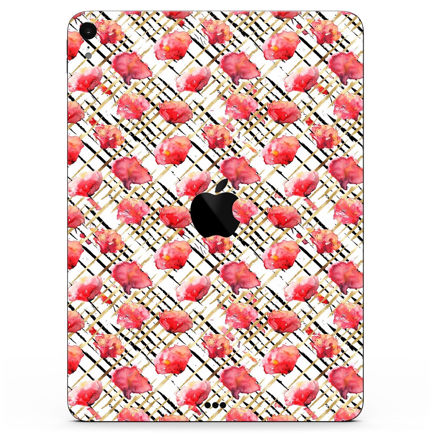 Karamfila Watercolo Poppies V24 full-body skin decal for Apple devices, featuring vibrant poppy design and premium 3M materials.