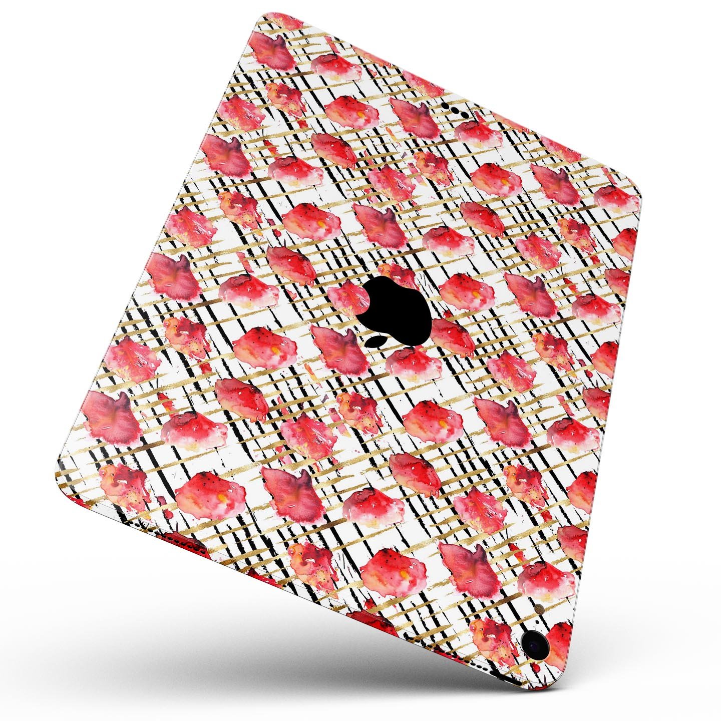 Karamfila Watercolo Poppies V24 full-body skin decal for Apple devices, featuring vibrant poppy design and premium 3M materials.