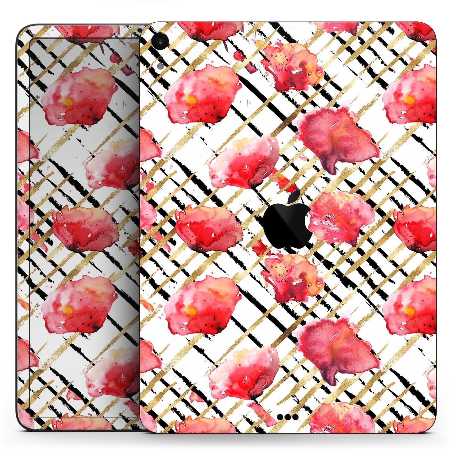 Karamfila Watercolo Poppies V25 full-body skin decal for Apple devices, featuring vibrant poppy design and premium 3M materials.