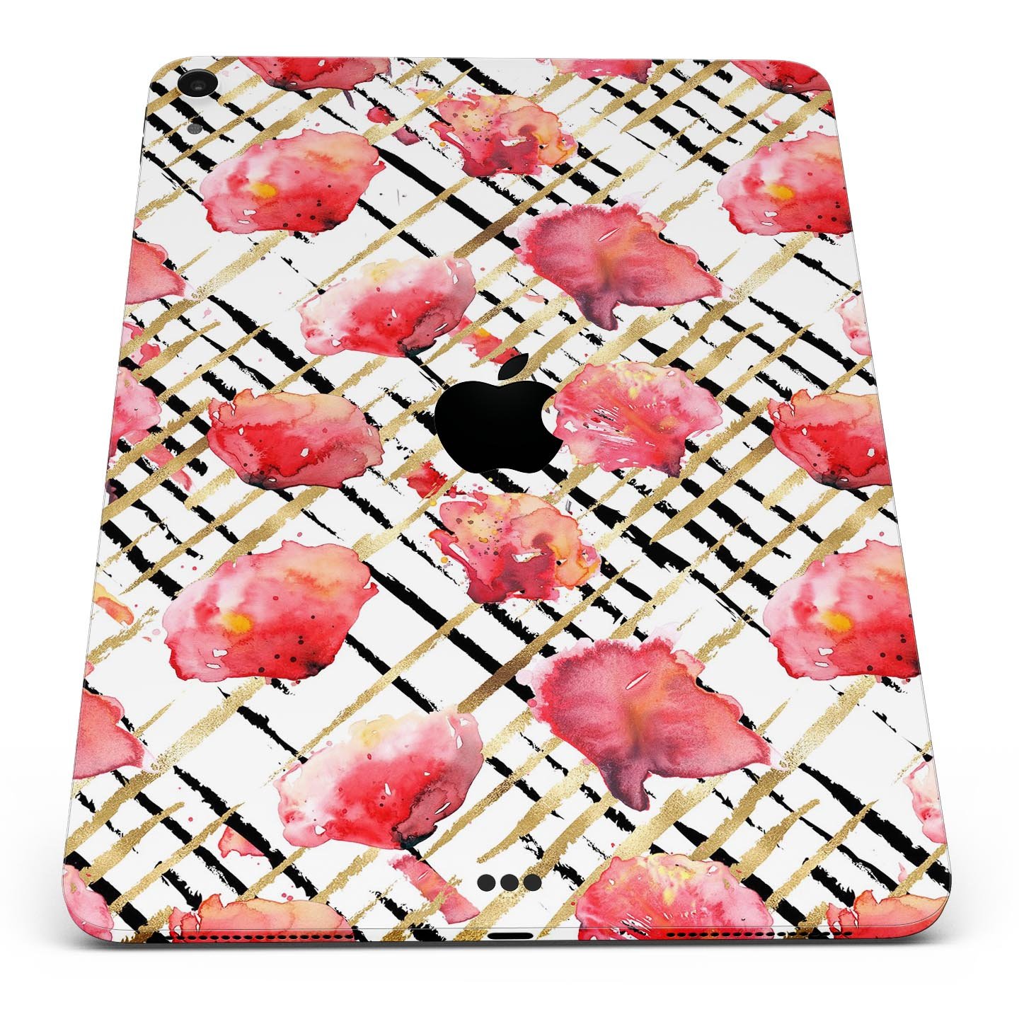 Karamfila Watercolo Poppies V25 full-body skin decal for Apple devices, featuring vibrant poppy design and premium 3M materials.