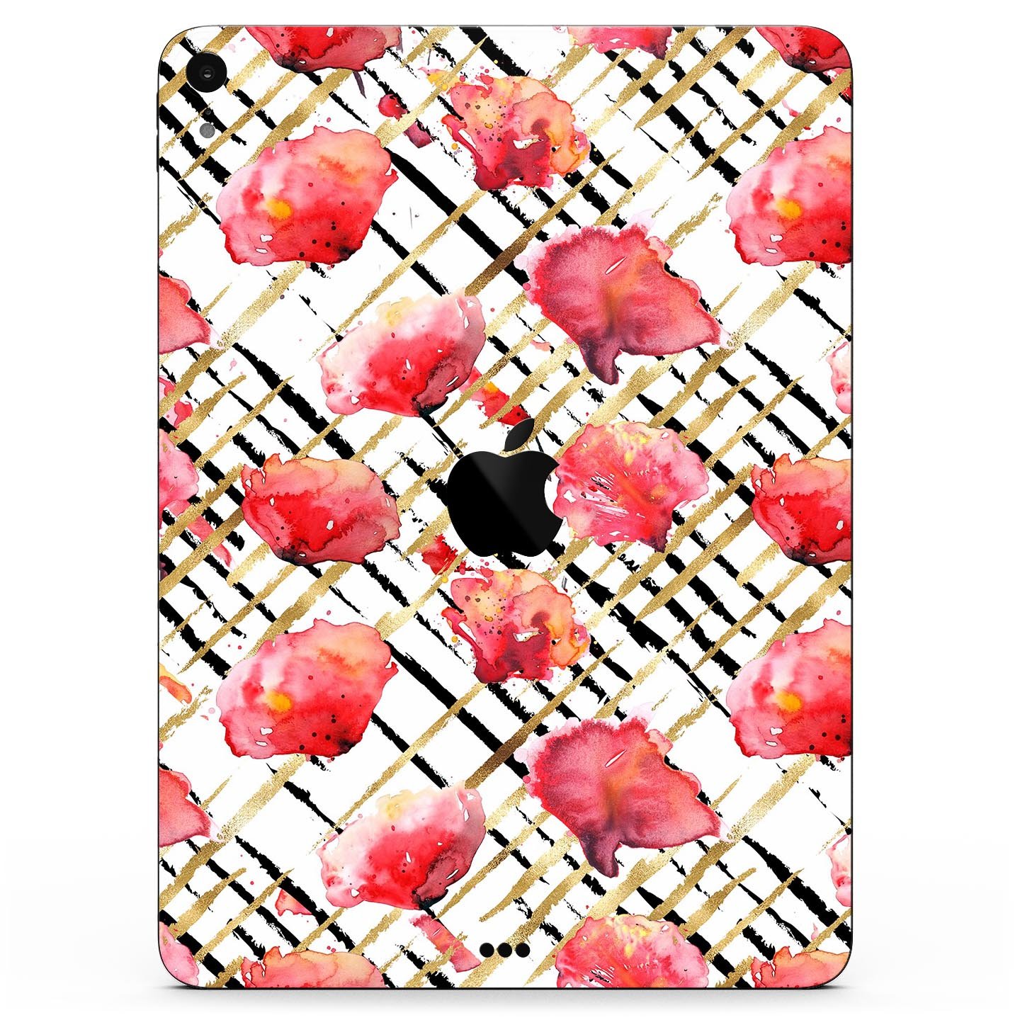 Karamfila Watercolo Poppies V25 full-body skin decal for Apple devices, featuring vibrant poppy design and premium 3M materials.