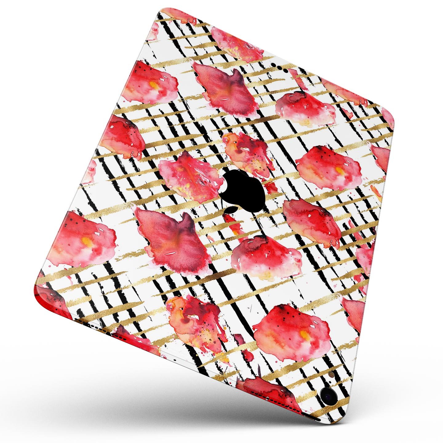 Karamfila Watercolo Poppies V25 full-body skin decal for Apple devices, featuring vibrant poppy design and premium 3M materials.