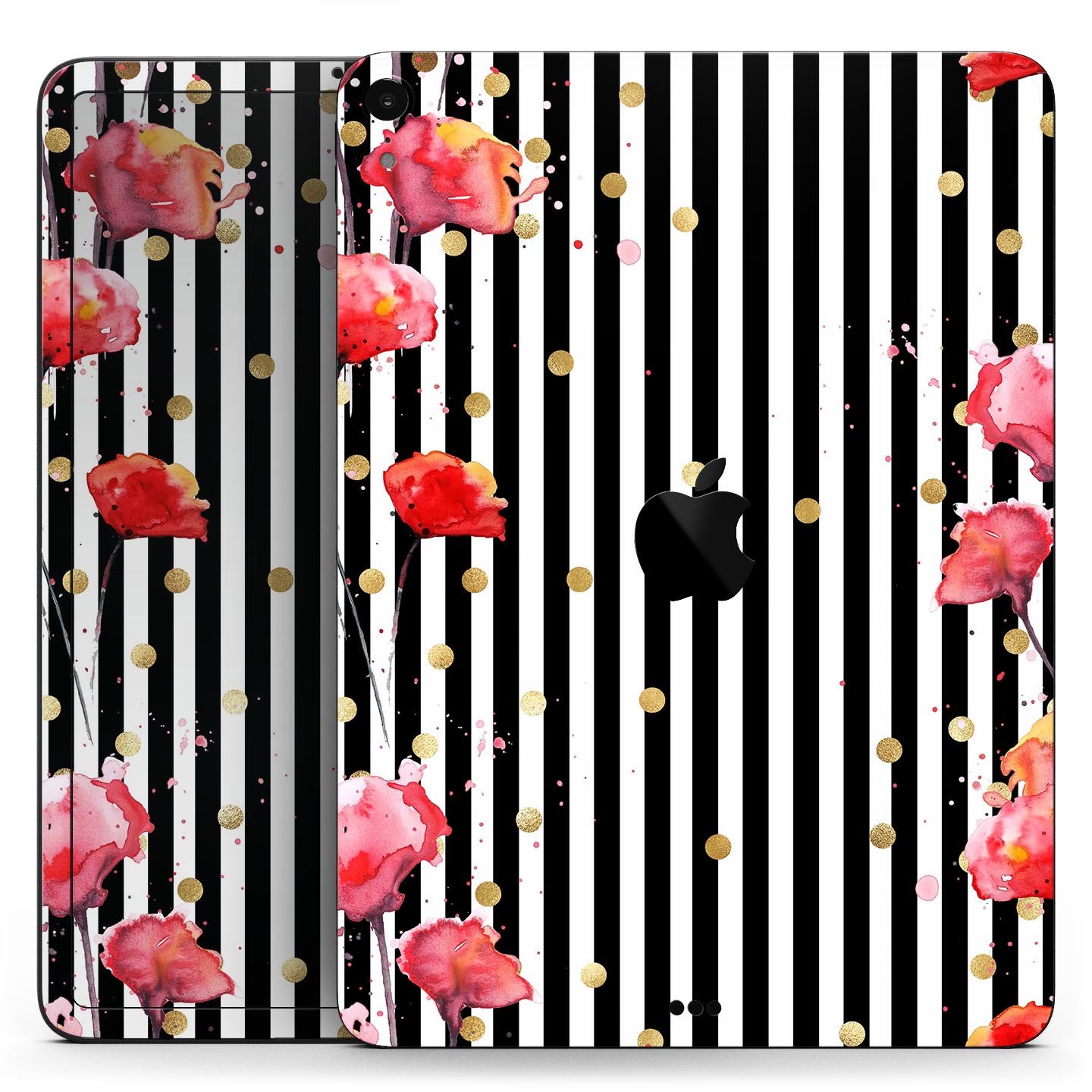 Karamfila Watercolo Poppies V28 full-body skin decal for Apple devices, featuring vibrant poppy design and premium 3M materials.