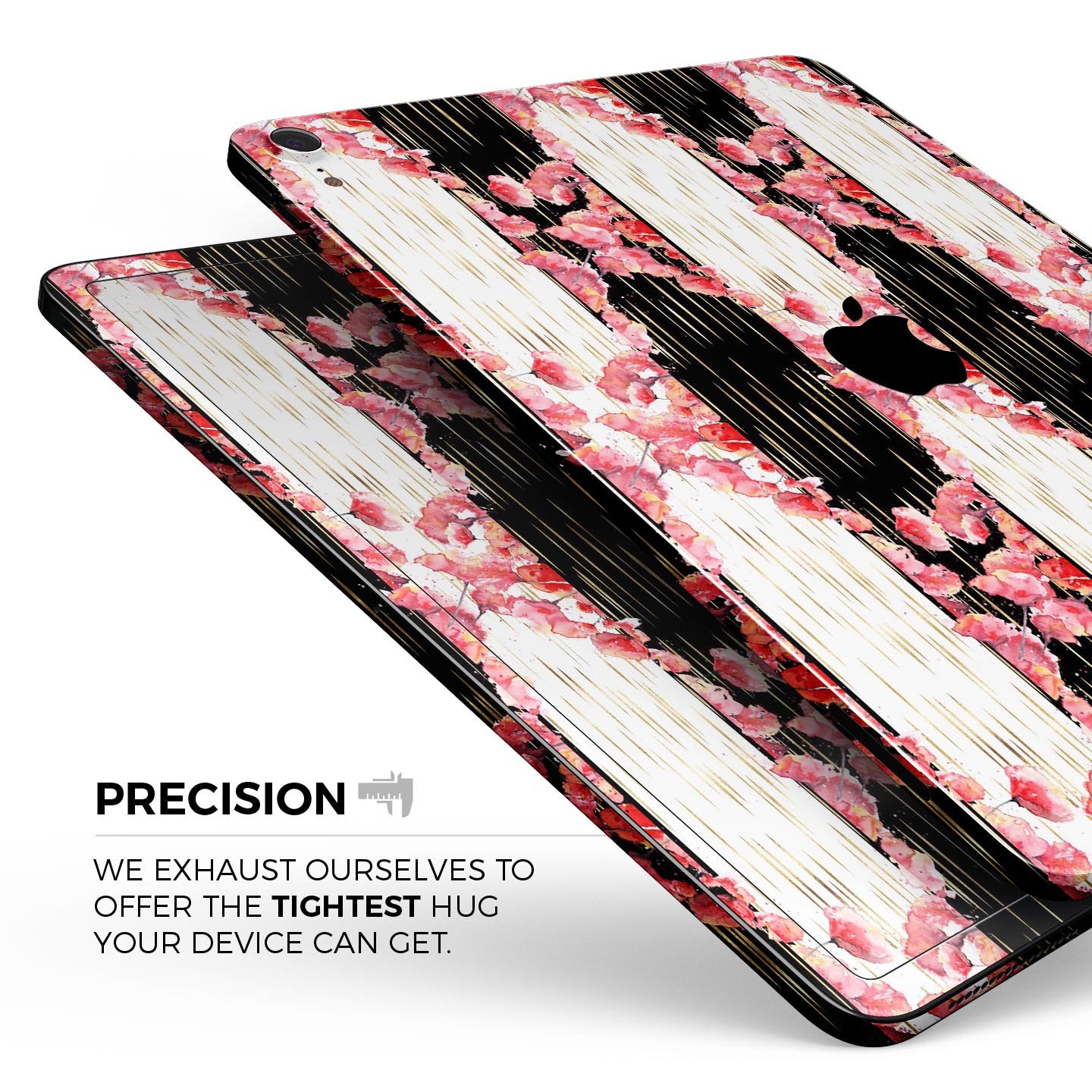 Karamfila Watercolo Poppies V6 full-body skin decal for Apple devices, featuring vibrant poppy design and premium 3M materials.