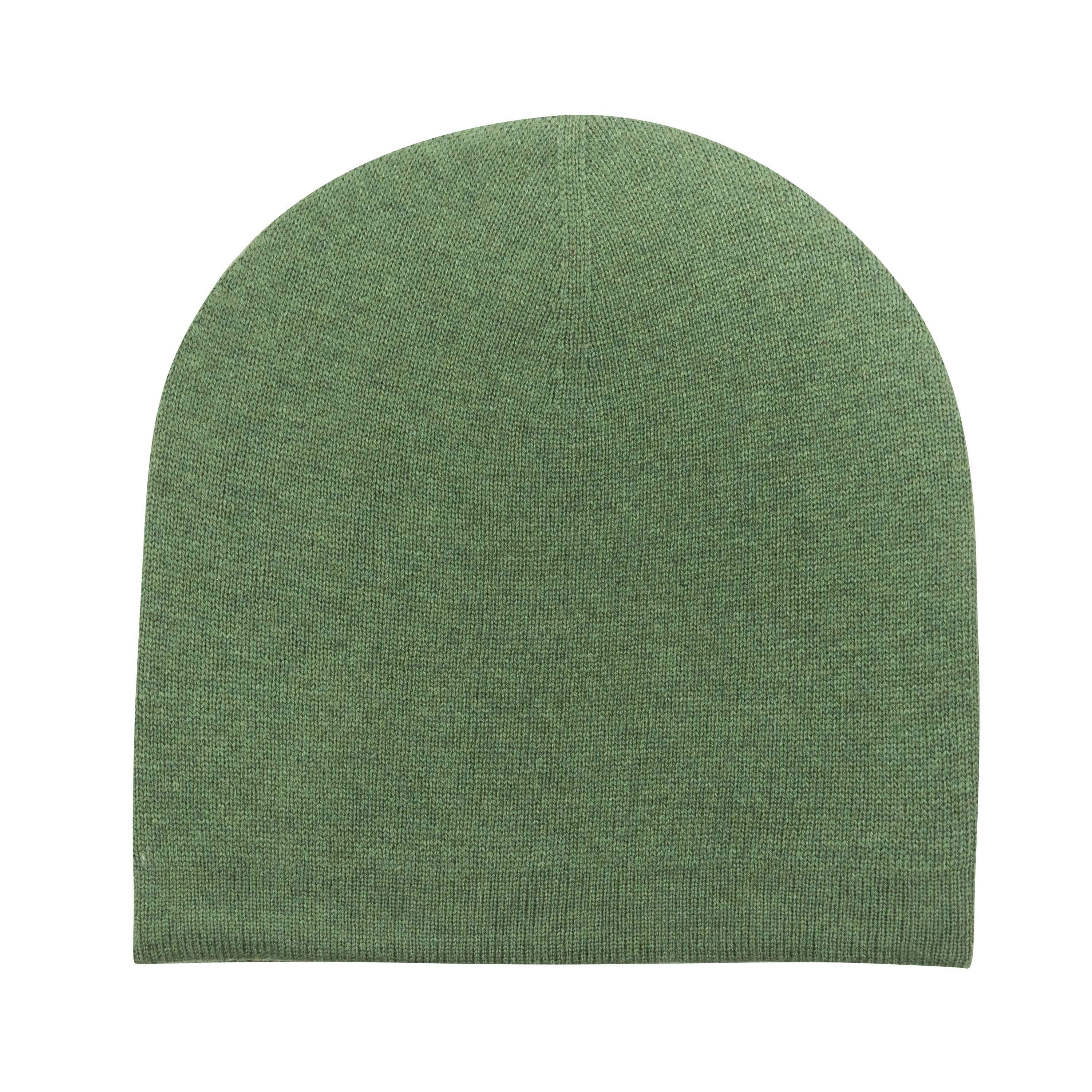 Luxuriöse grüne Kaschmirmütze Beanie, handgewebt in Nepal, aus 100% Kaschmir, leicht und warm.