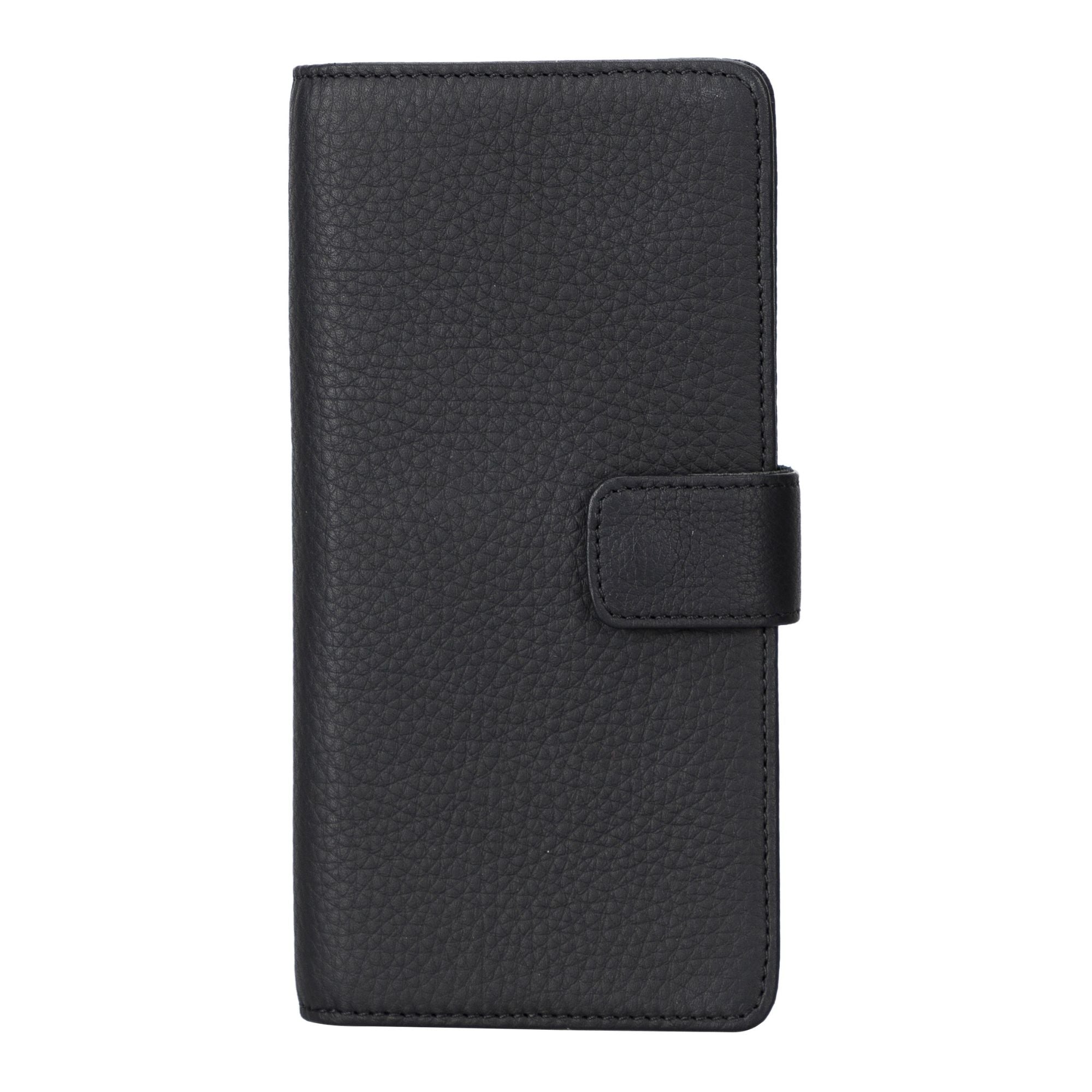 Lander Leather Phone Wallet showcasing its elegant design, multiple card compartments, and dedicated phone slot, crafted from high-quality leather.