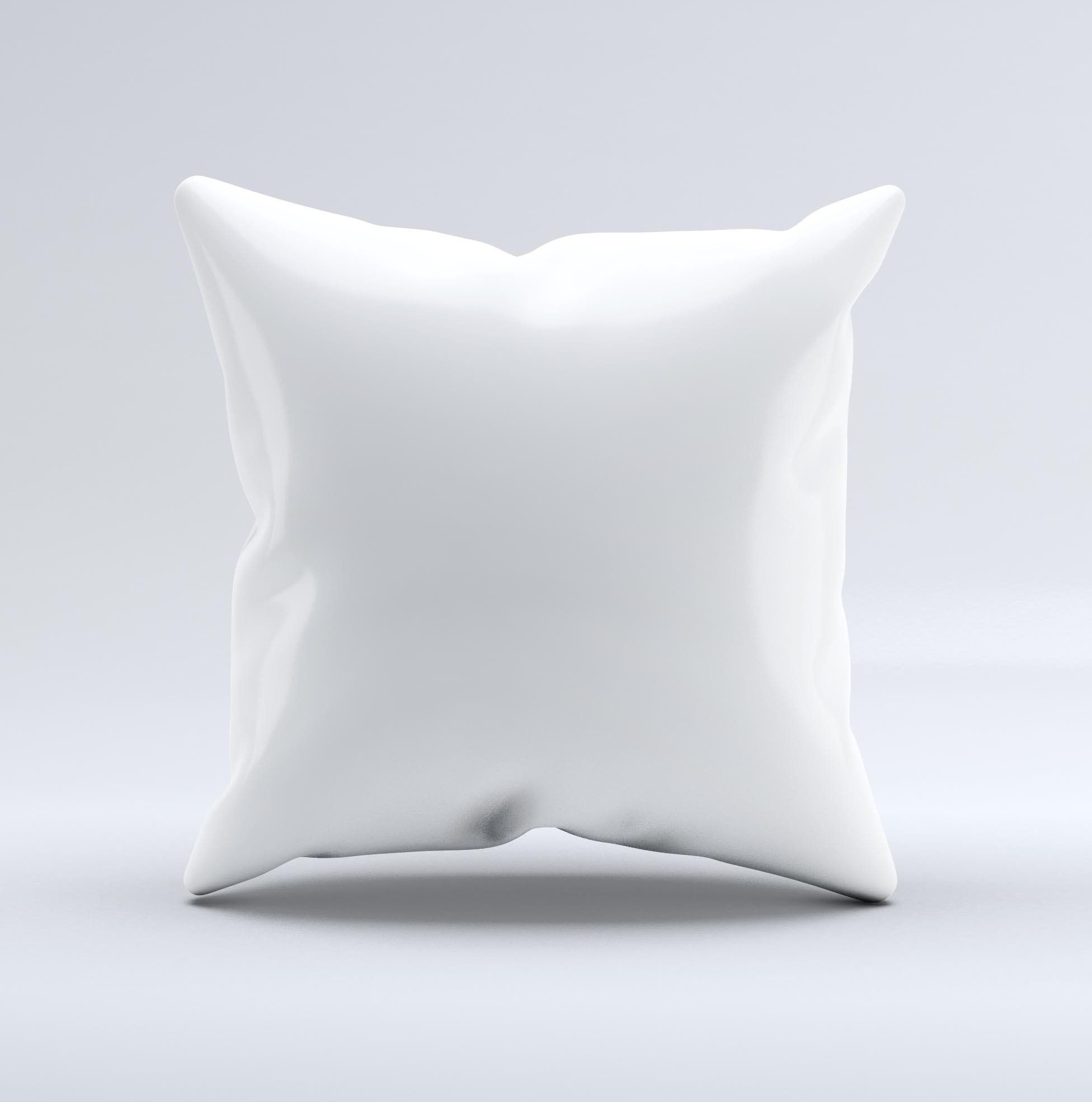 Large Chevron white decorative throw pillow with a unique handcrafted design, featuring a high thread count fabric and soft polyester filling.