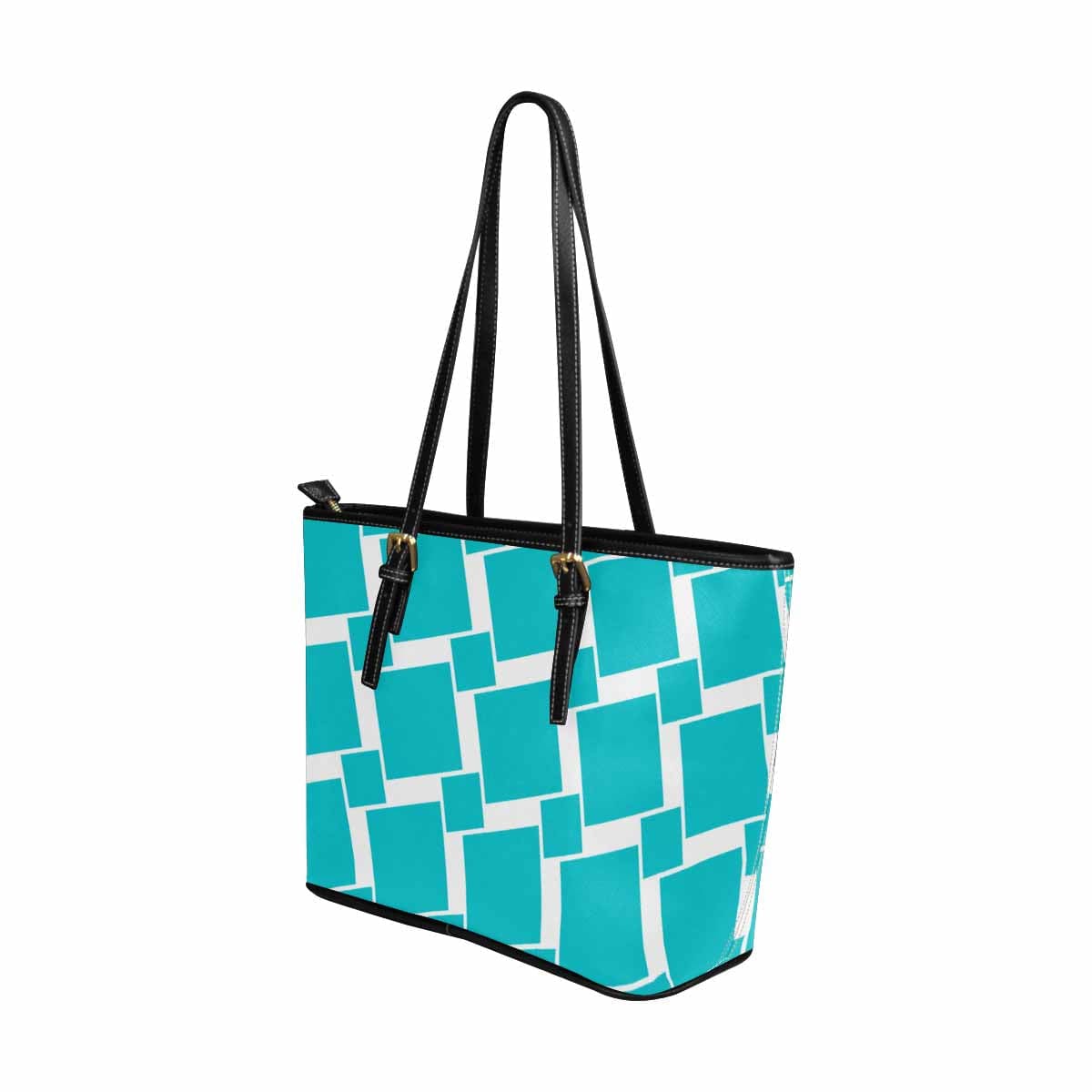 Large Leather Tote Shoulder Bag in elegant design, showcasing durable PU leather and spacious interior.