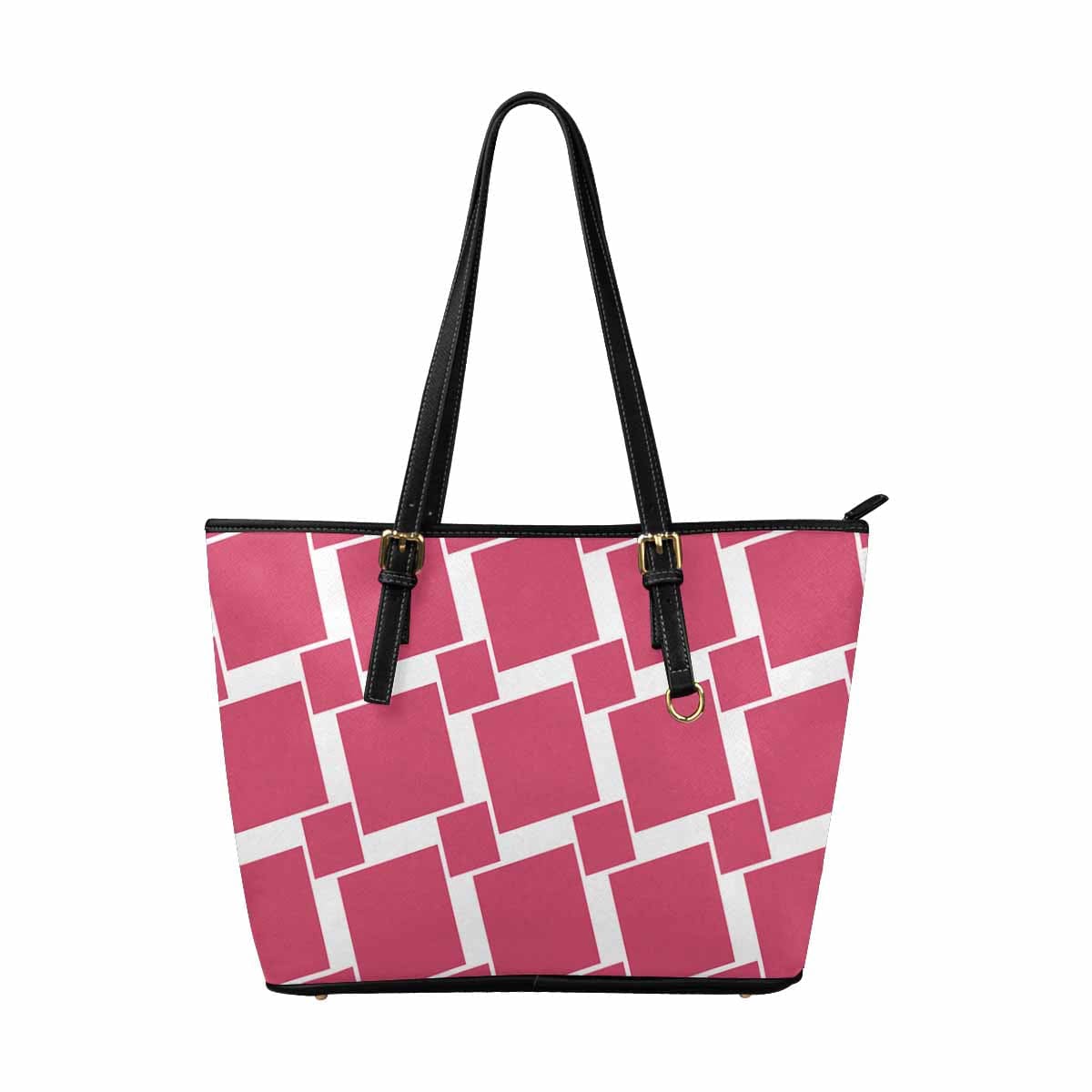 Large Leather Tote Shoulder Bag in elegant design, showcasing spacious interior and adjustable straps.