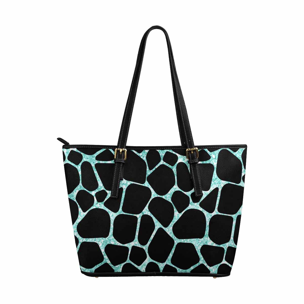 Large Leather Tote Shoulder Bag in elegant design, featuring durable PU leather, spacious interior, and adjustable straps.