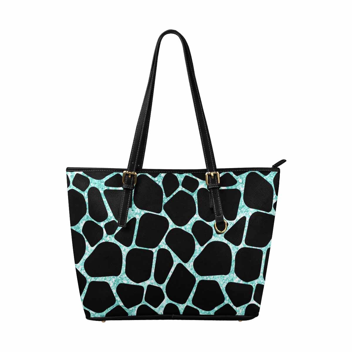 Large Leather Tote Shoulder Bag in elegant design, featuring durable PU leather, spacious interior, and adjustable straps.