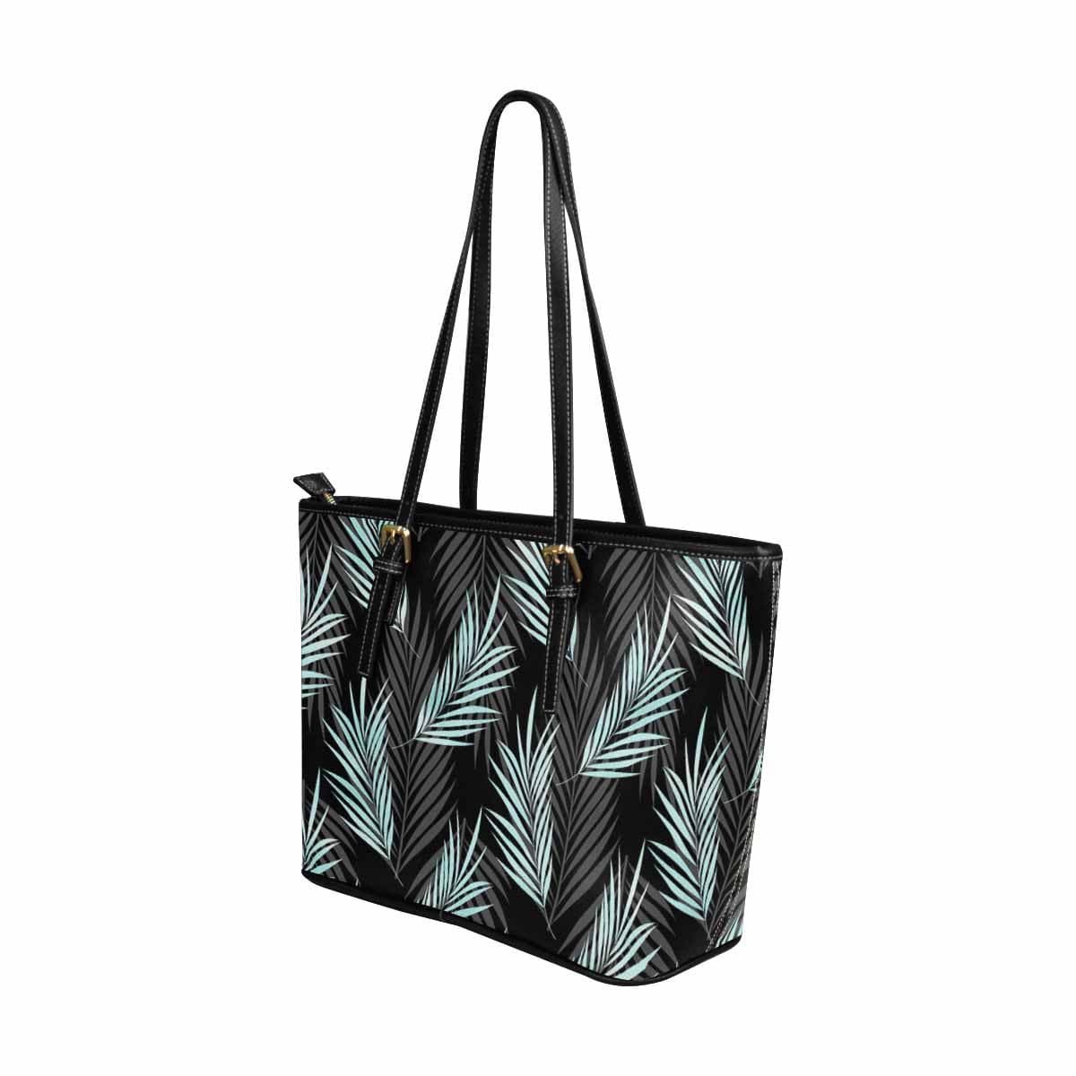 Large Leather Tote Shoulder Bag in elegant design, showcasing durable PU leather, spacious interior, and adjustable shoulder straps.