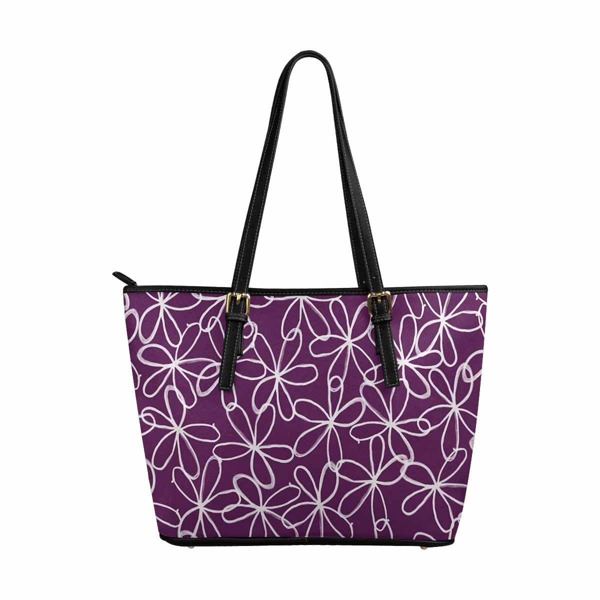 Large Leather Tote Shoulder Bag in elegant design, showcasing durable PU leather, spacious interior, and adjustable shoulder straps.