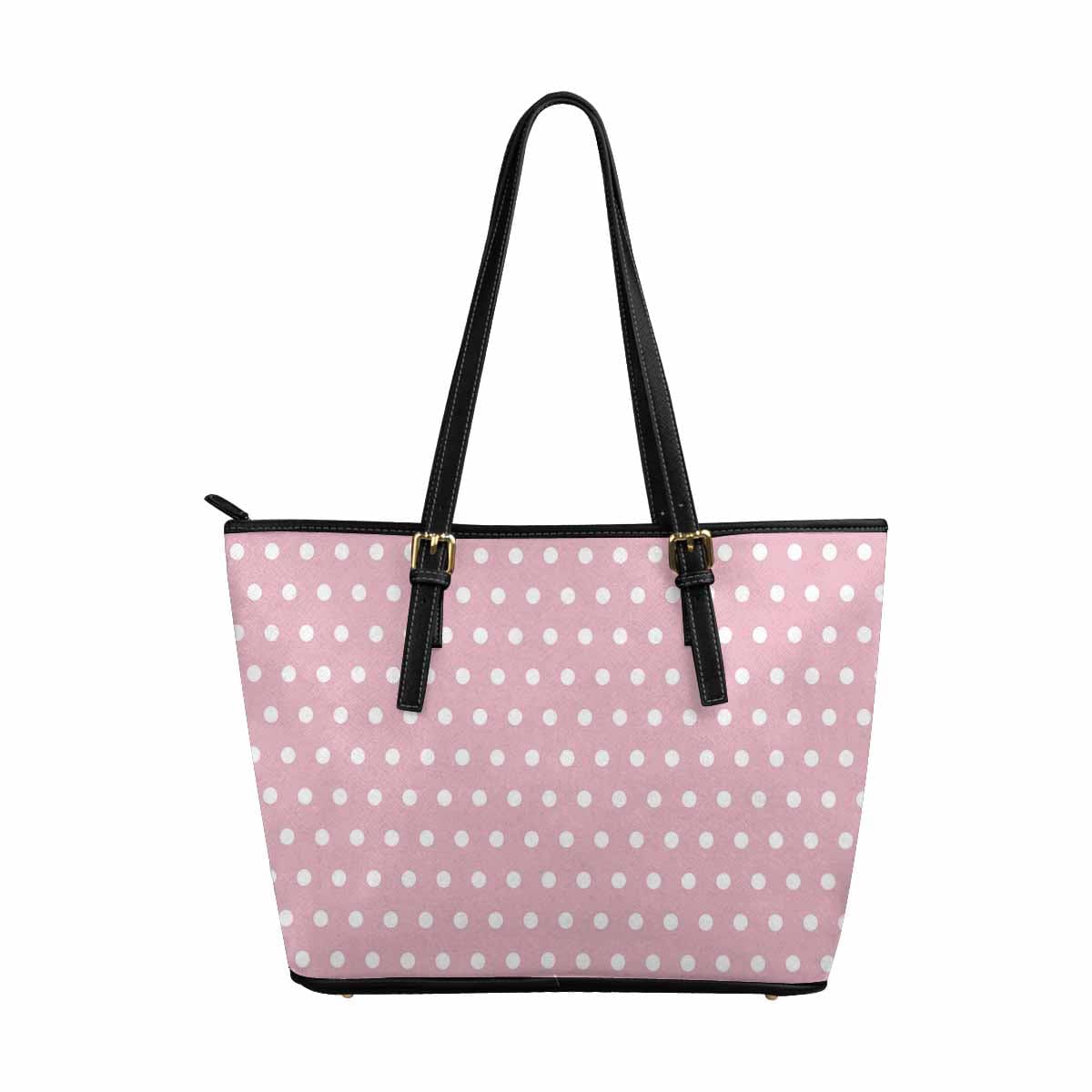 Large Leather Tote Shoulder Bag in multicolor, showcasing its spacious design and adjustable straps.