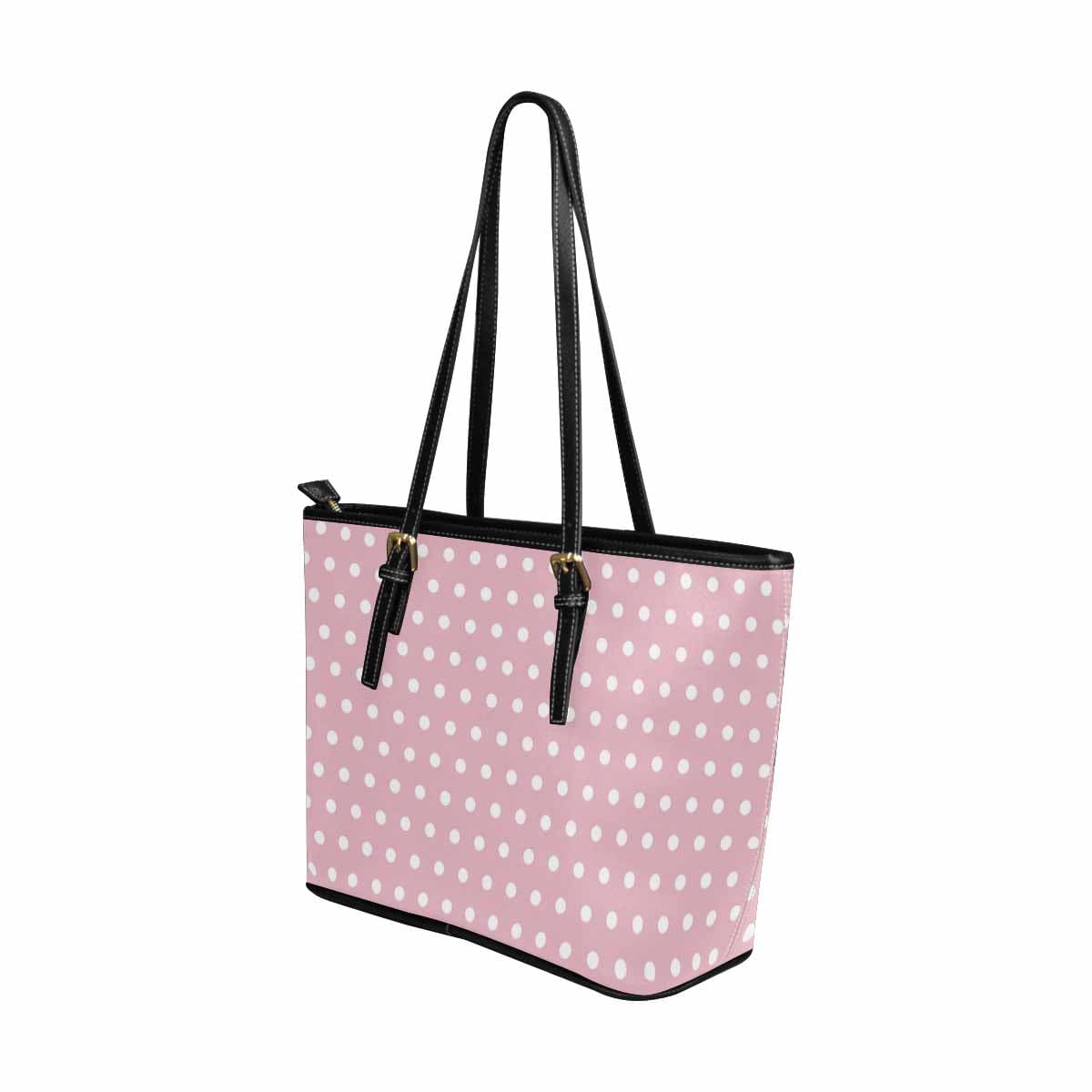 Large Leather Tote Shoulder Bag in multicolor, showcasing its spacious design and adjustable straps.