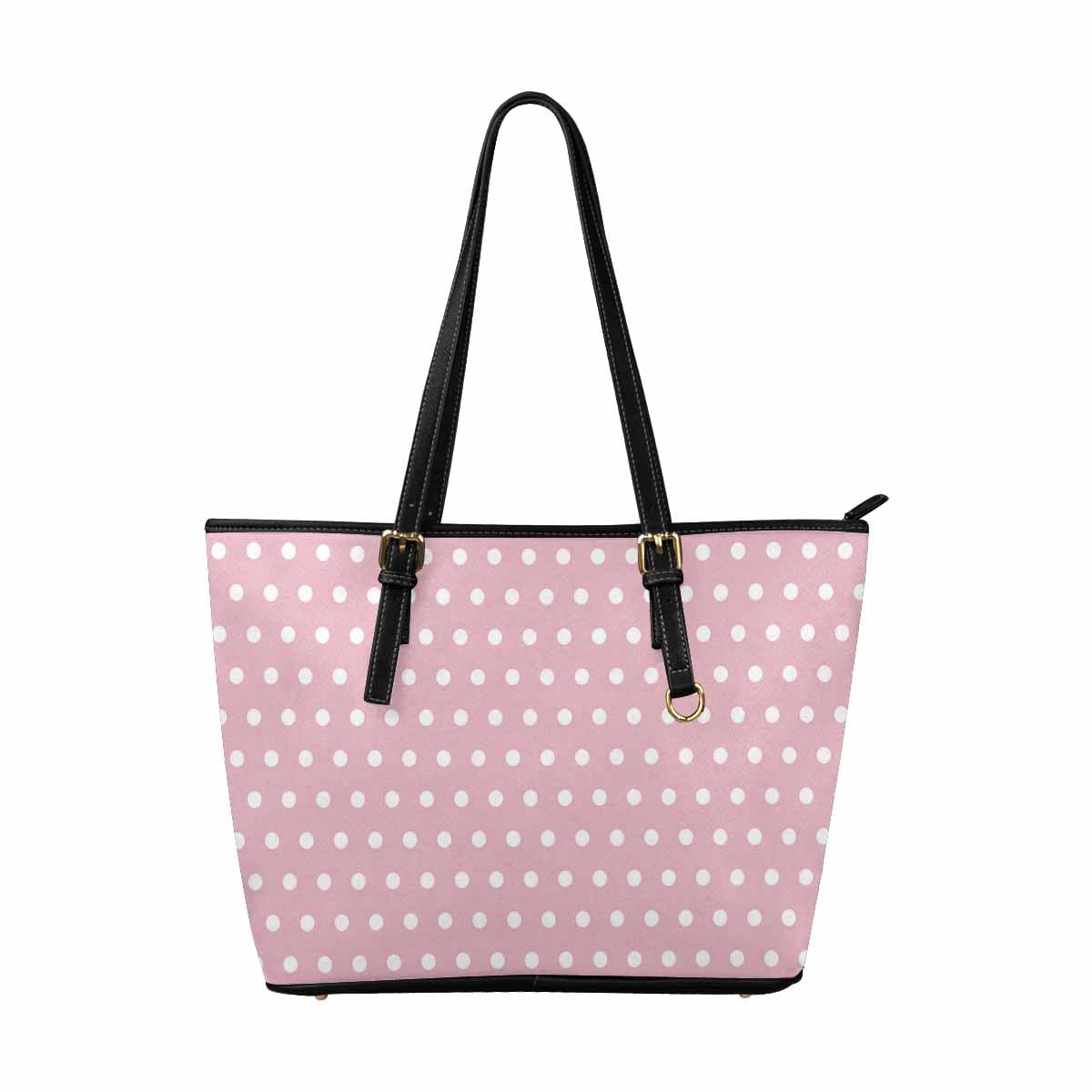 Large Leather Tote Shoulder Bag in multicolor, showcasing its spacious design and adjustable straps.