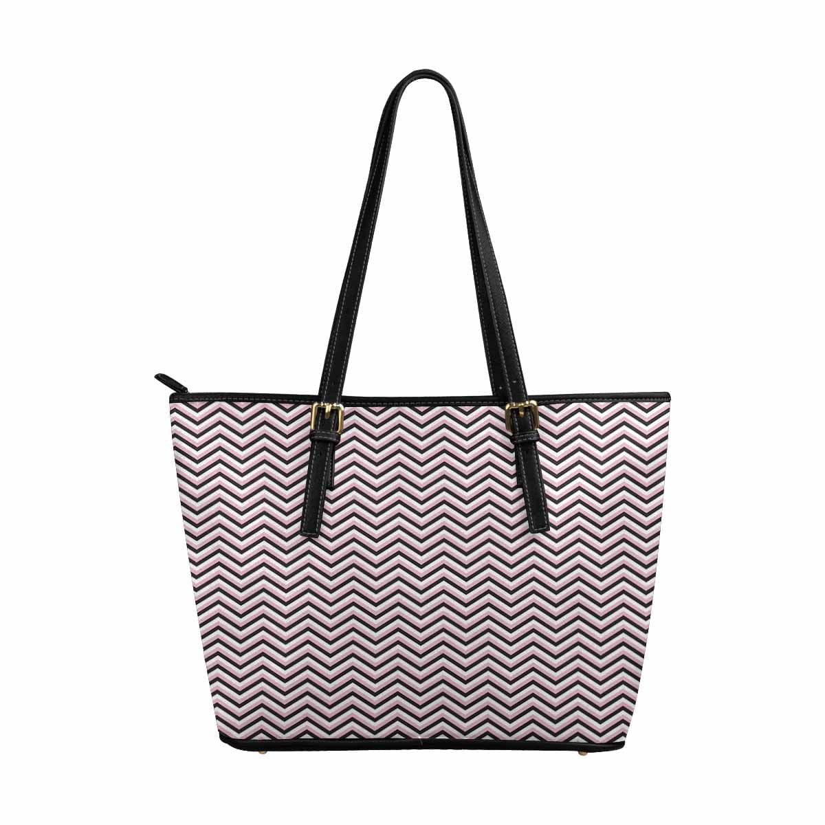 Large Leather Tote Shoulder Bag in multicolor, showcasing its spacious design and stylish appearance.