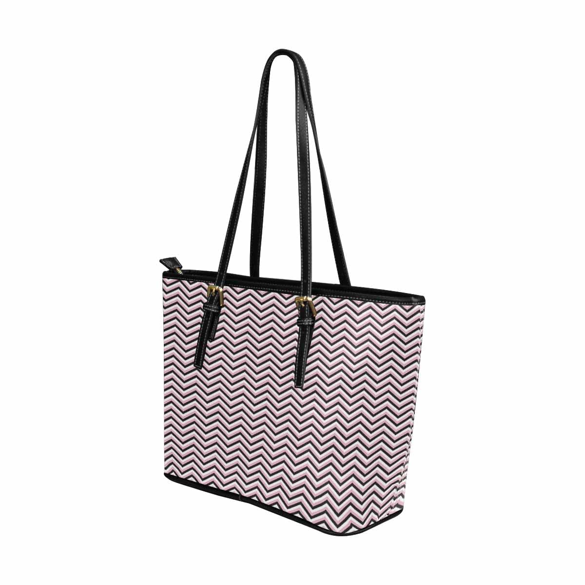 Large Leather Tote Shoulder Bag in multicolor, showcasing its spacious design and stylish appearance.