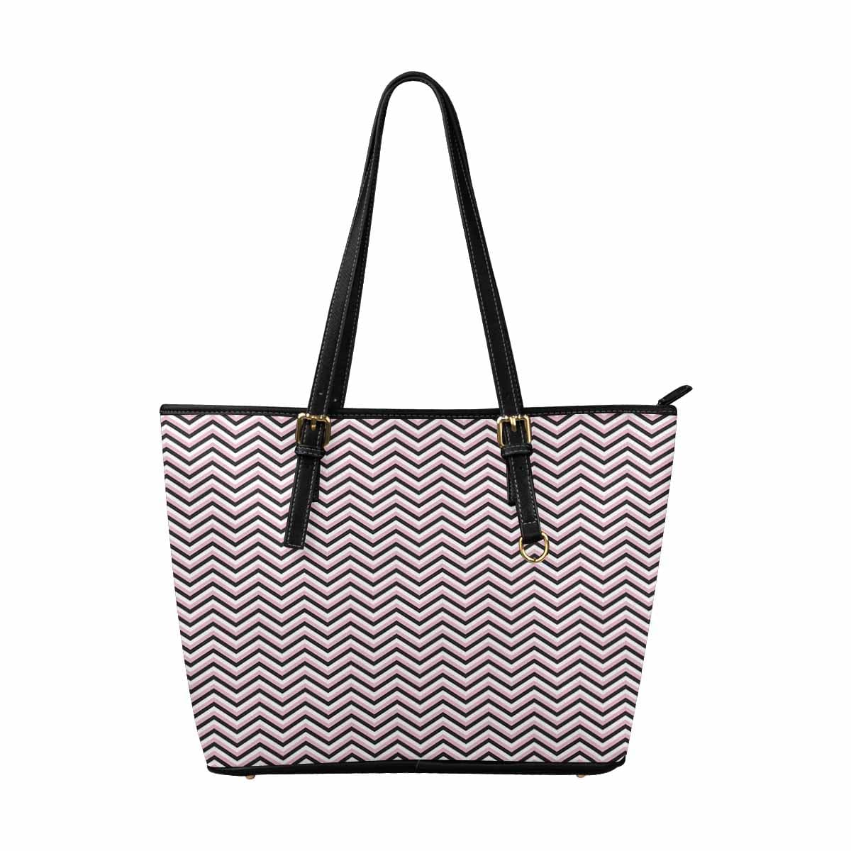 Large Leather Tote Shoulder Bag in multicolor, showcasing its spacious design and stylish appearance.