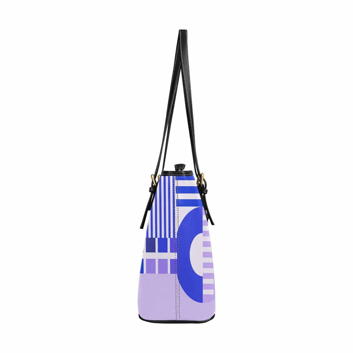 Large Leather Tote Shoulder Bag in multicolor, showcasing its spacious design and adjustable straps, perfect for everyday use.